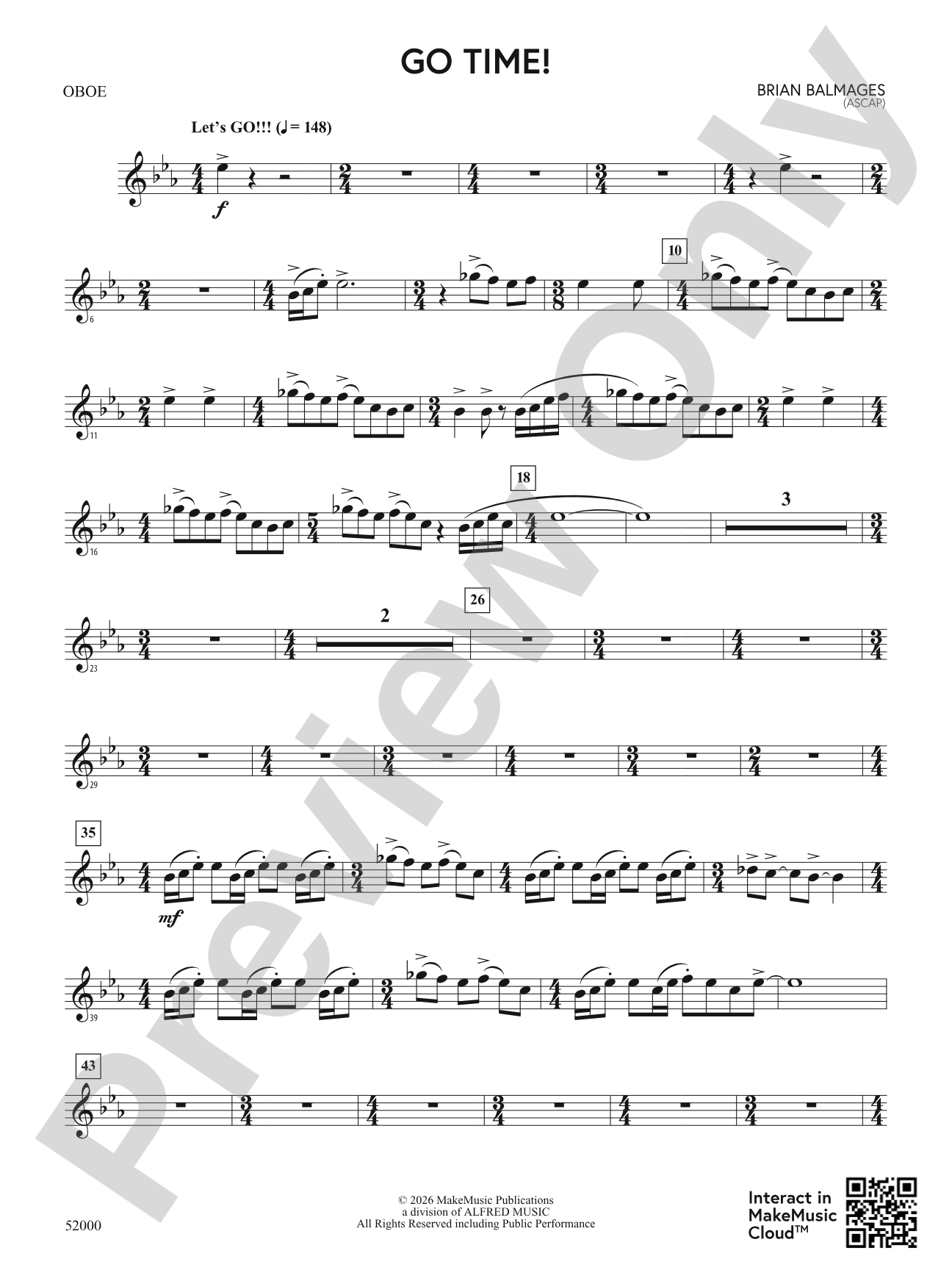 Go Time!: Oboe