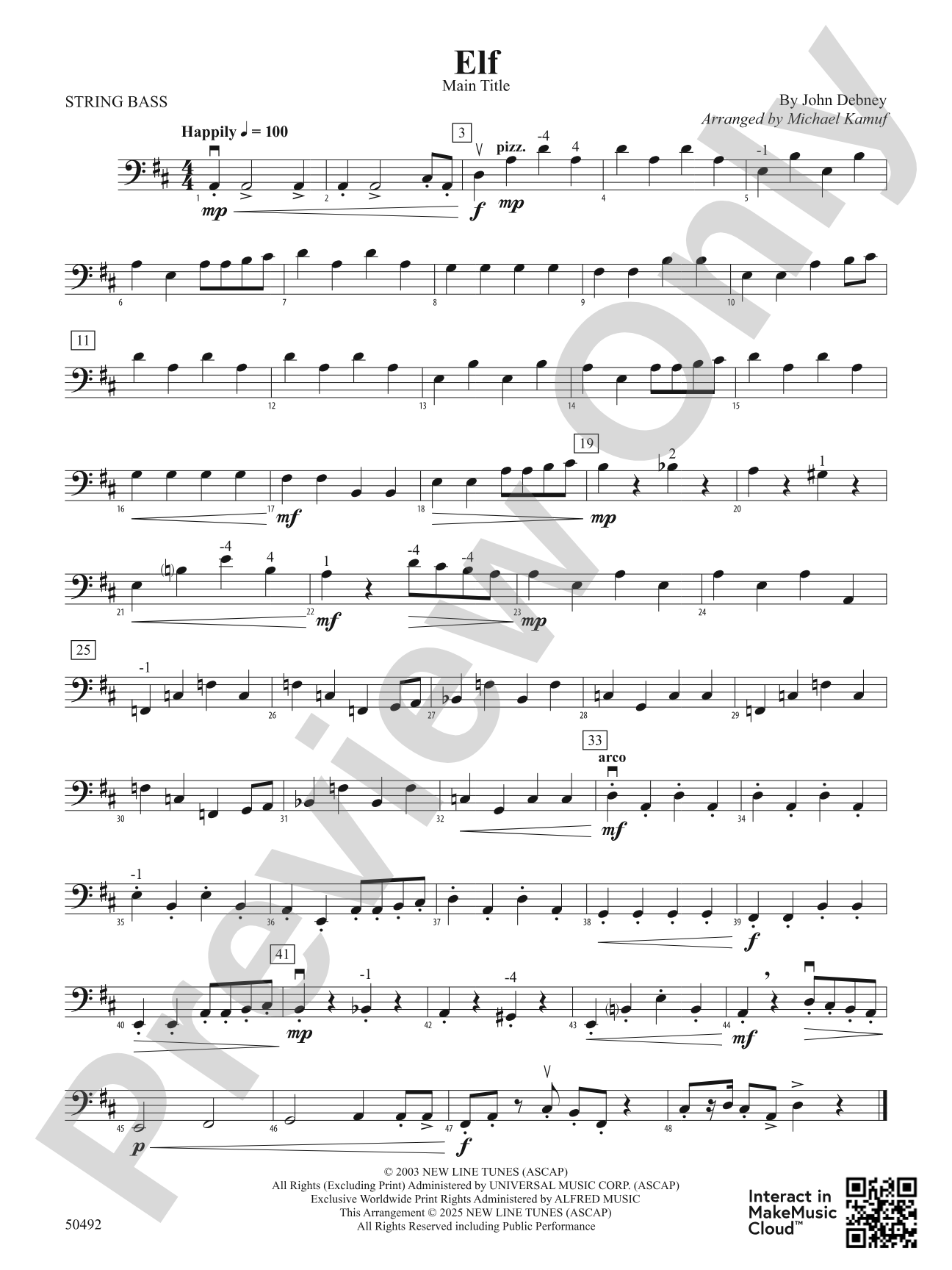 Elf: String Bass