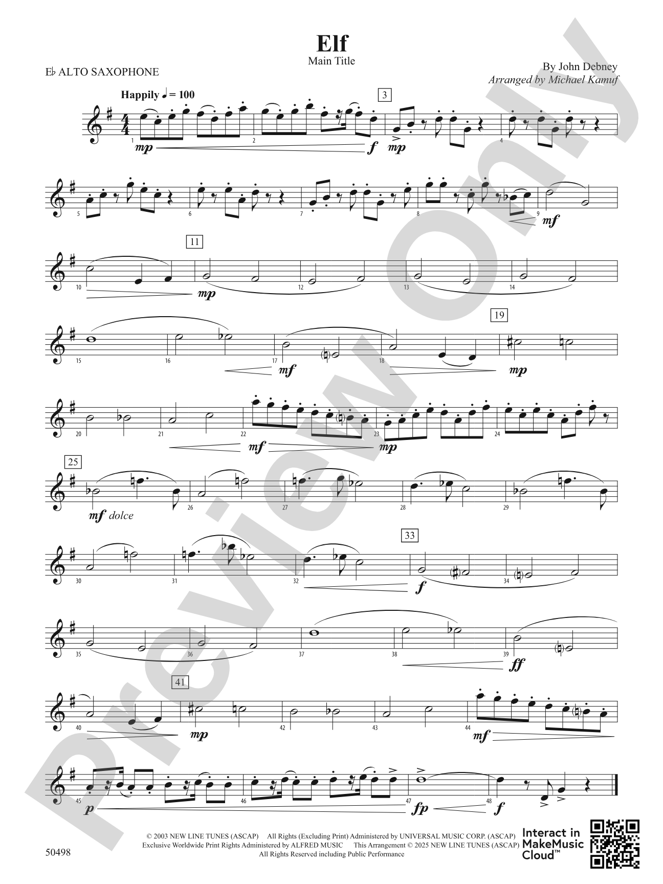 Elf: E-flat Alto Saxophone