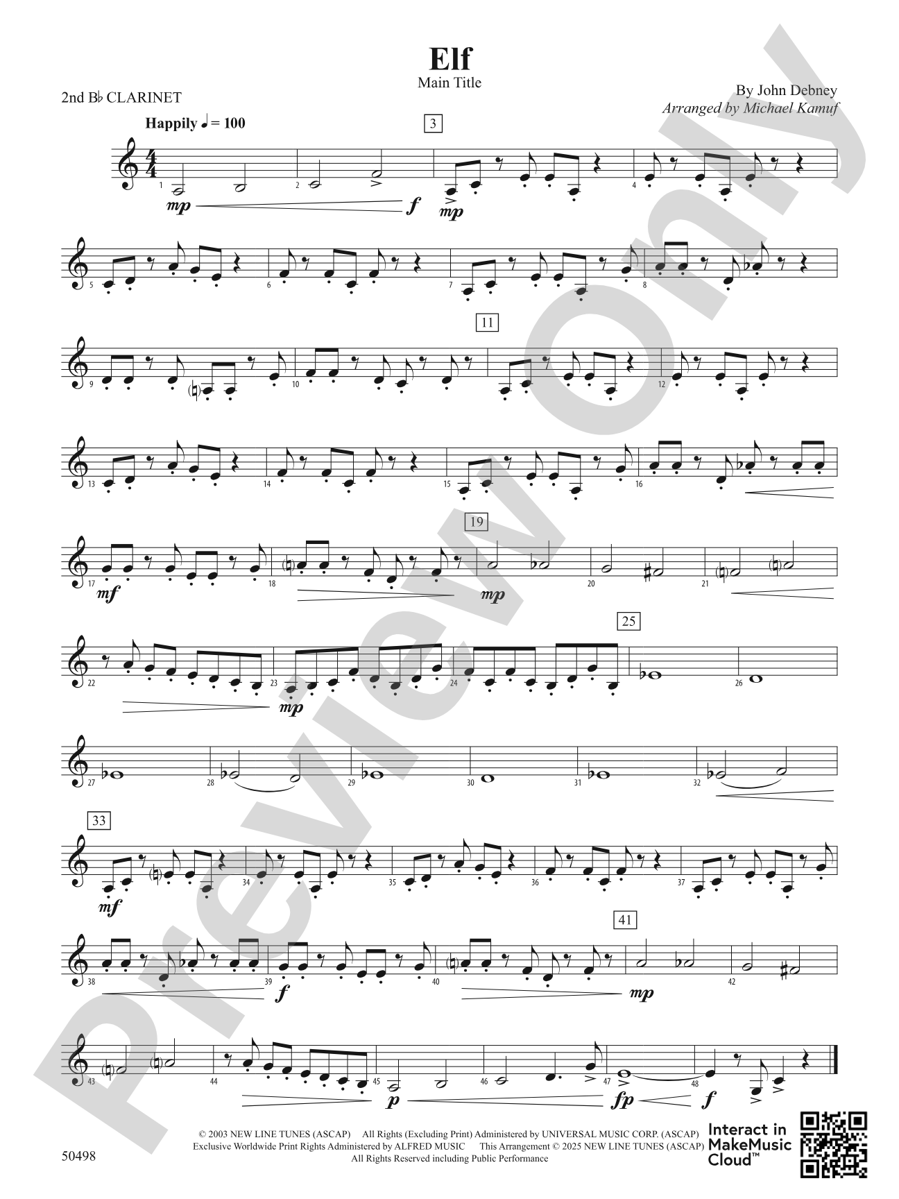 Elf: 2nd B-flat Clarinet