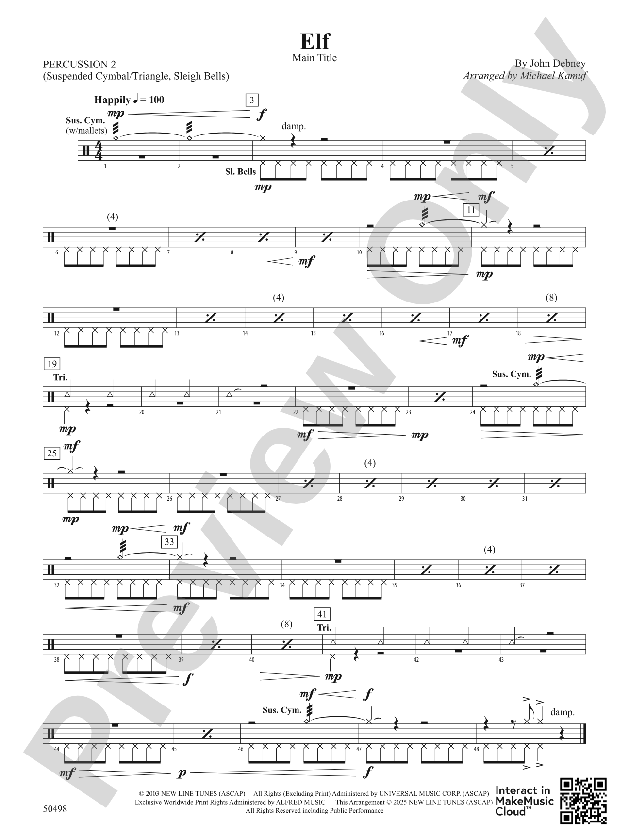 Elf: 2nd Percussion