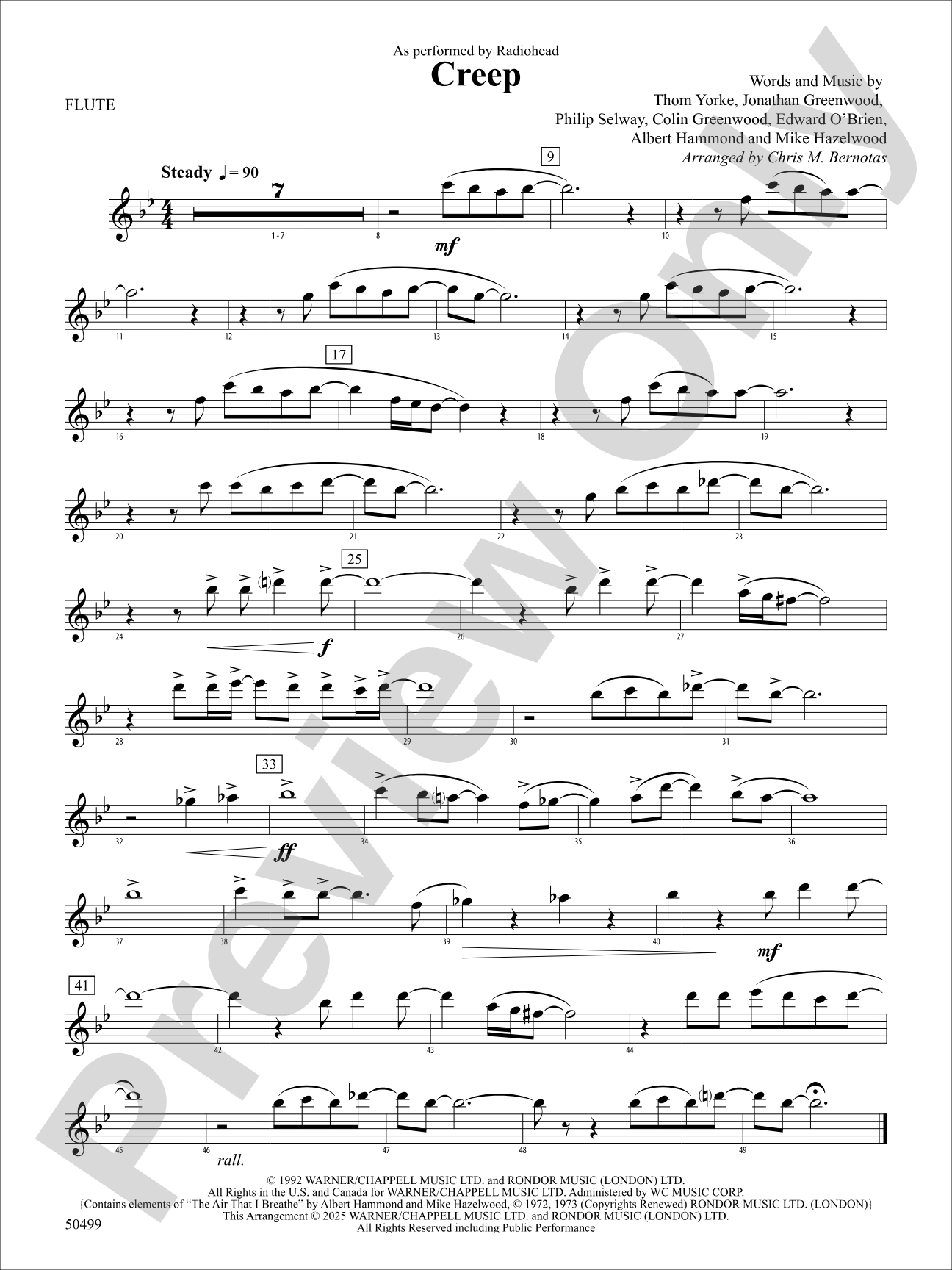 Creep: Flute