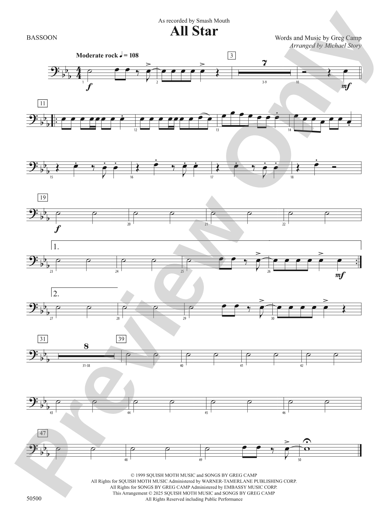 ALL STAR/PYB: Bassoon