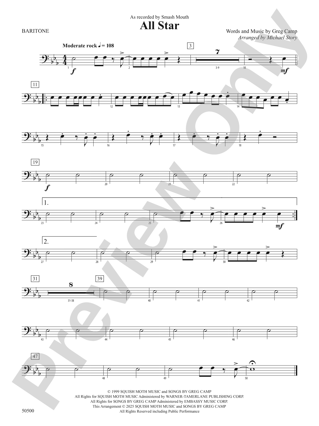 ALL STAR/PYB: Baritone B.C.