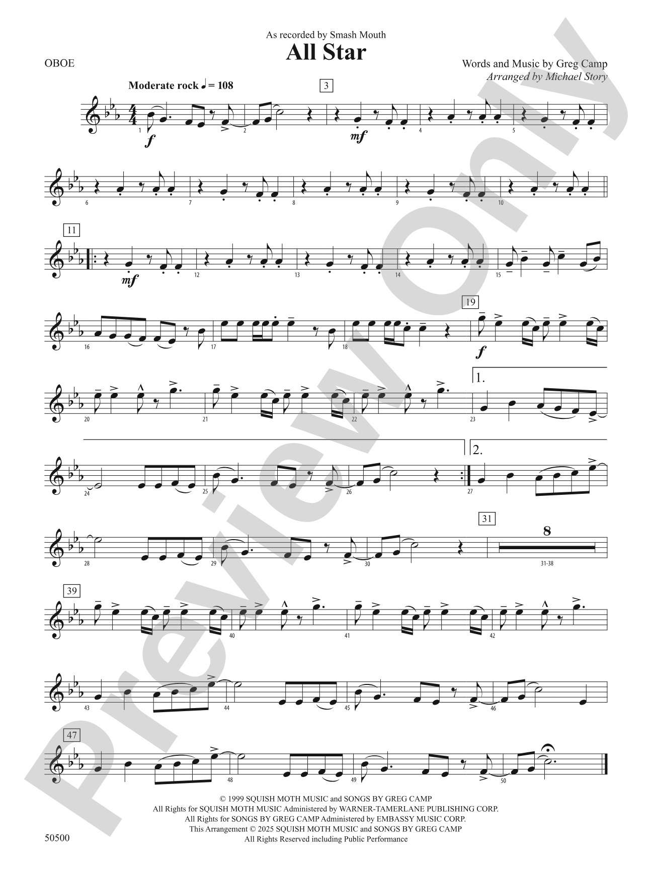 ALL STAR/PYB: Oboe