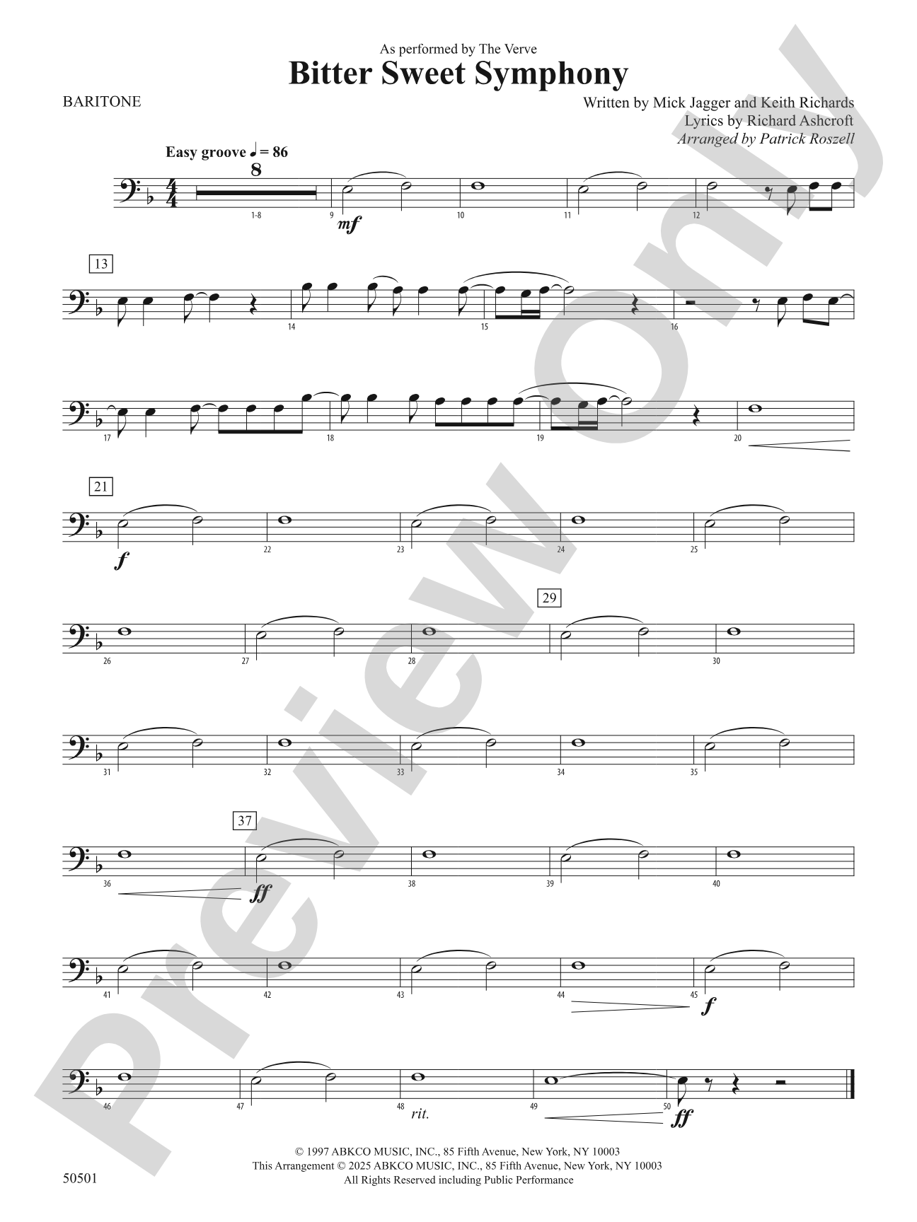 Bitter Sweet Symphony: Baritone B.C.
