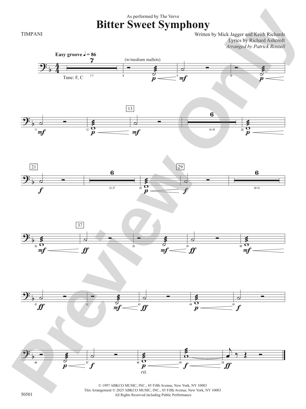 Bitter Sweet Symphony: Timpani