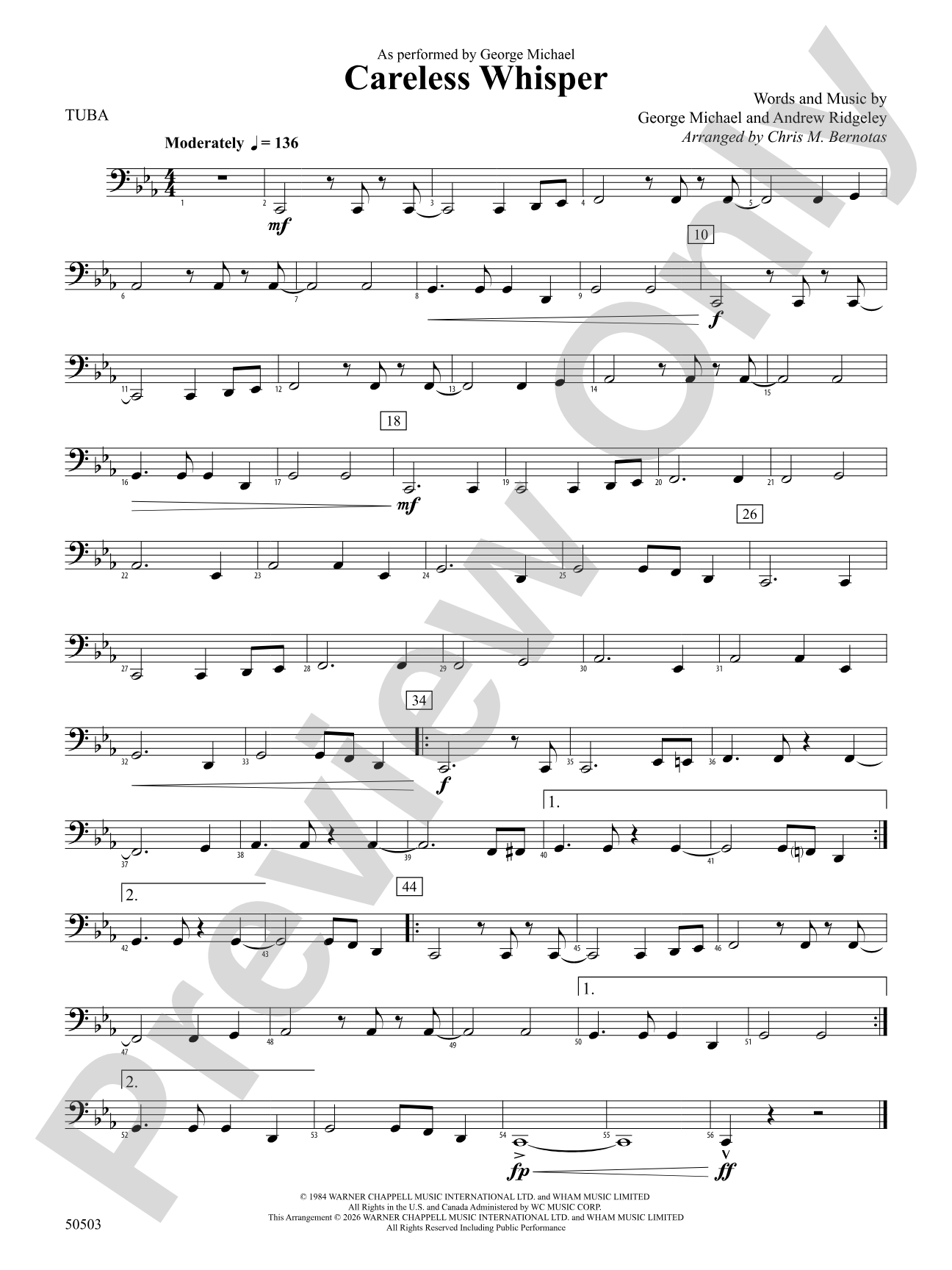 Careless Whisper: Tuba