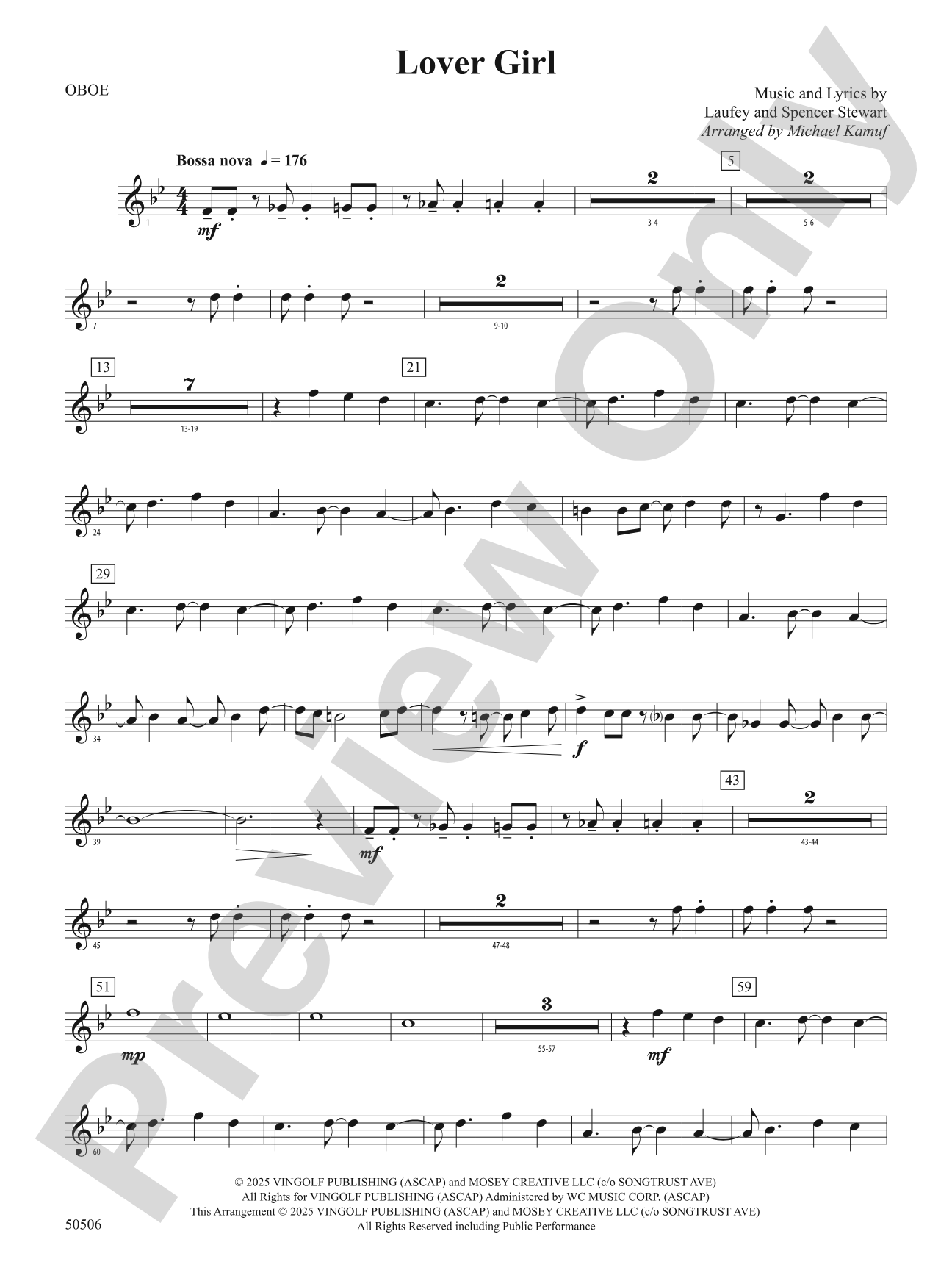 Lover Girl: Oboe
