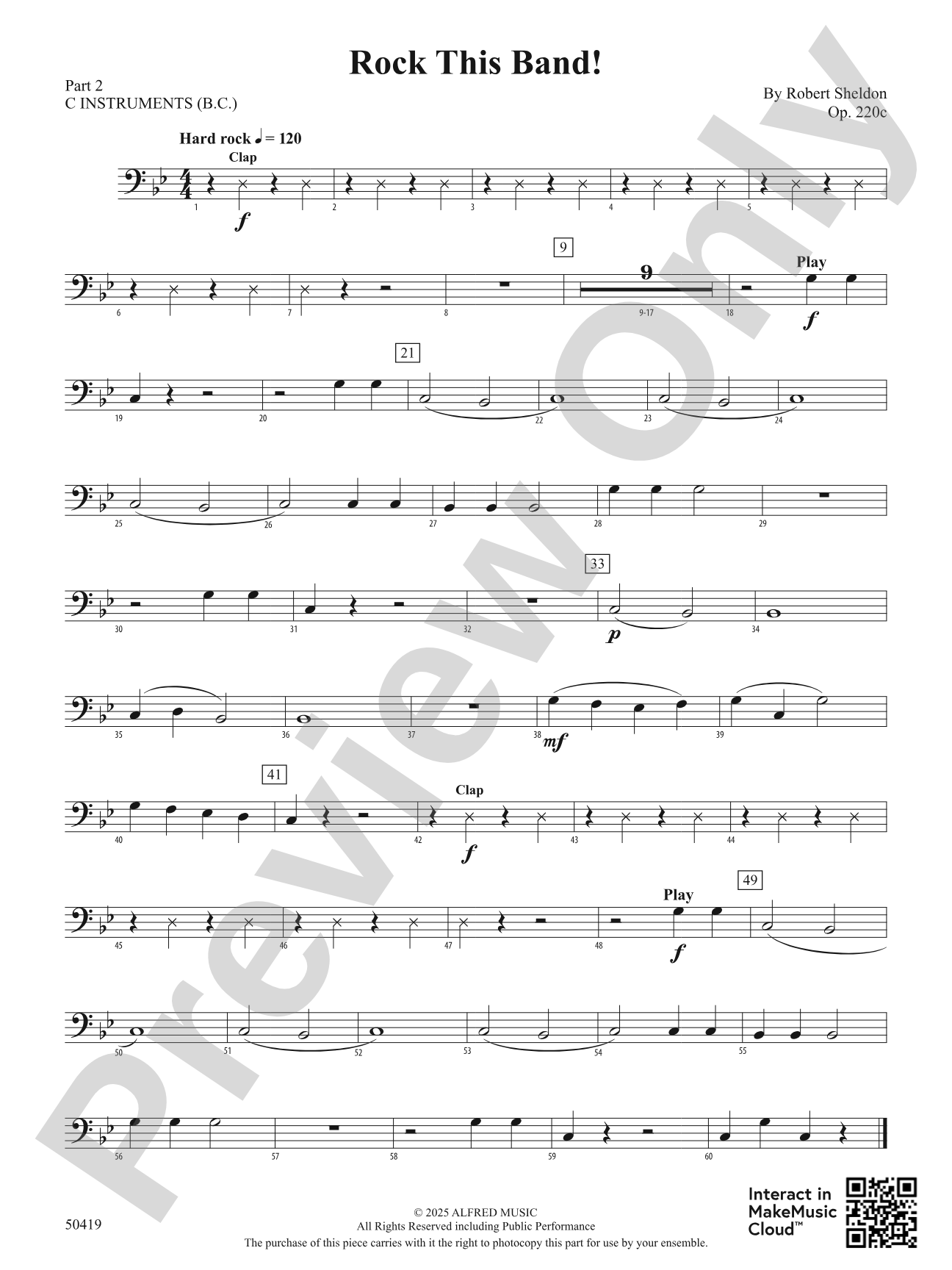 Rock This Band!: Part 2 - C Instruments (B.C.)