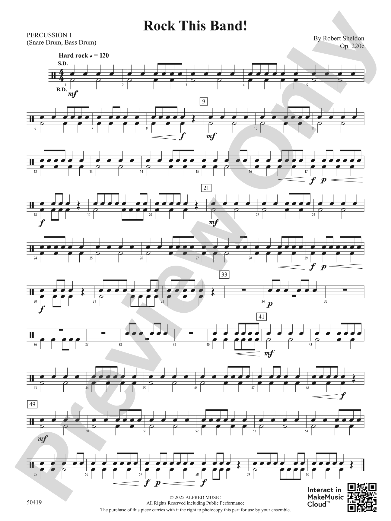 Rock This Band!: 1st Percussion
