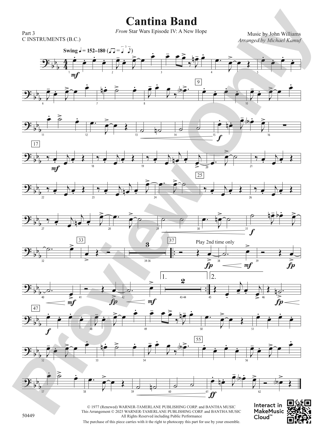 Cantina Band: Part 3 - C Instruments (B.C.)