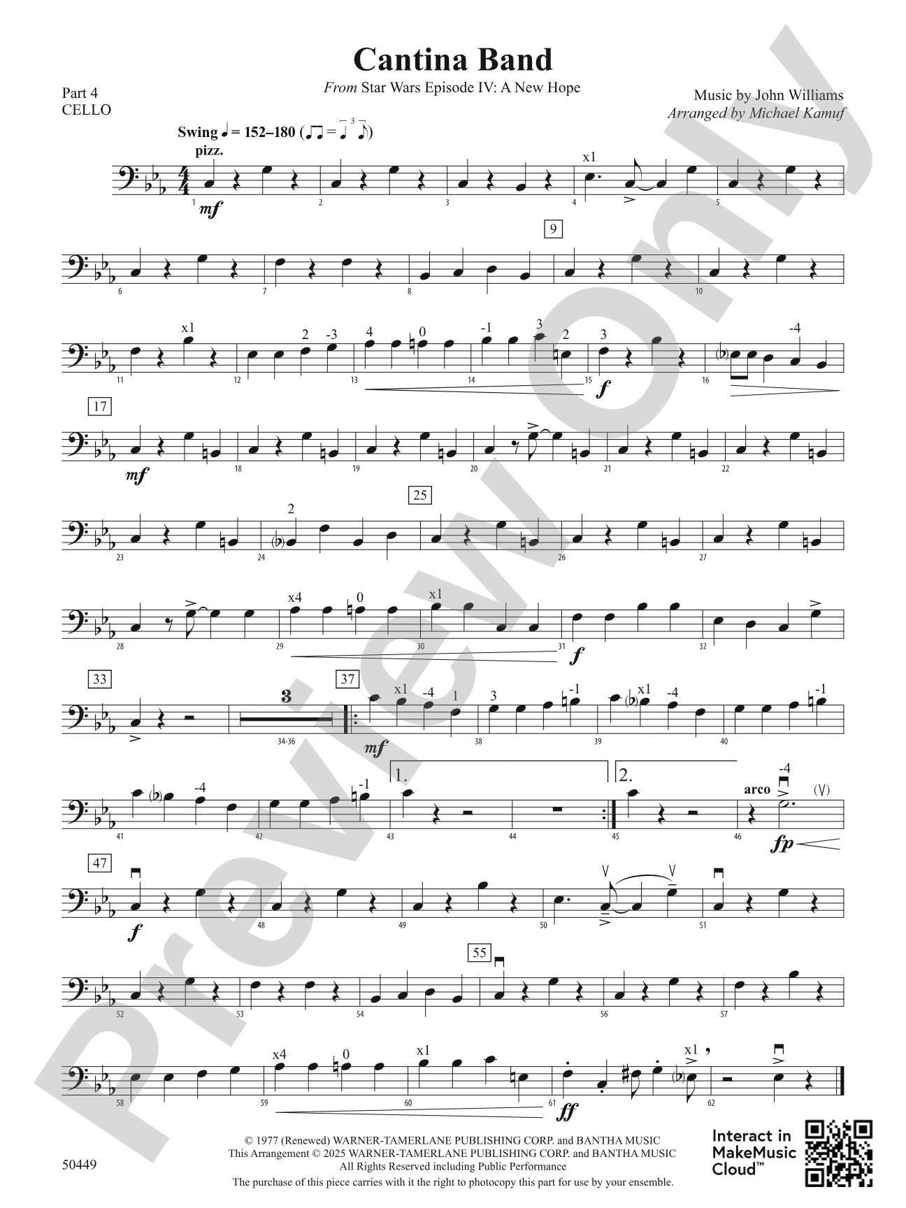 Cantina Band: Part 4 - Cello