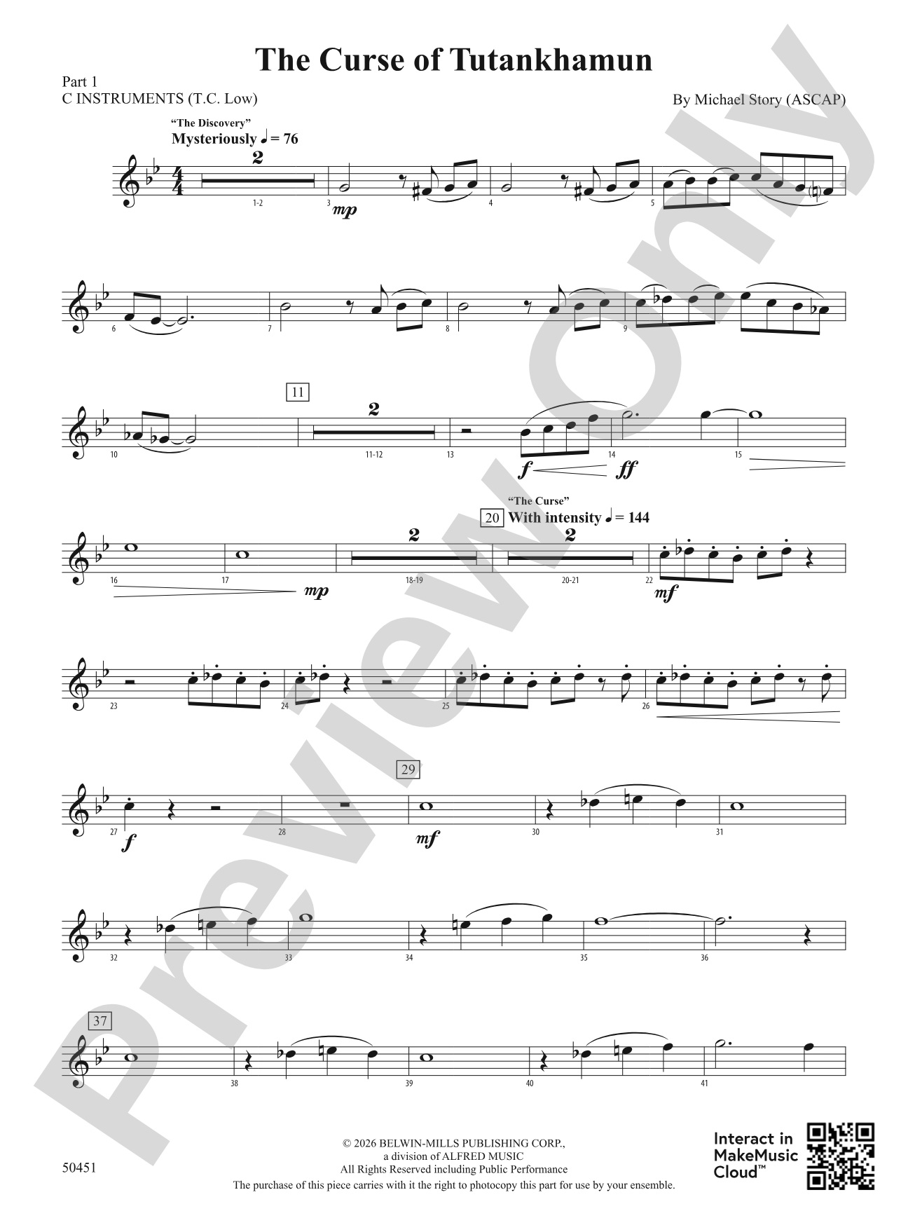 The Curse of Tutankhamun: Part 1 - C Instruments (T.C. Low)