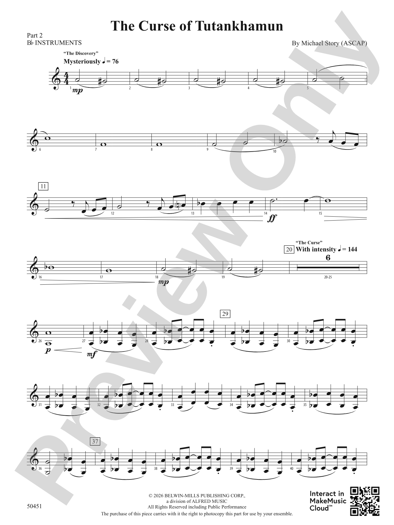 The Curse of Tutankhamun: Part 2 - B-flat Instruments
