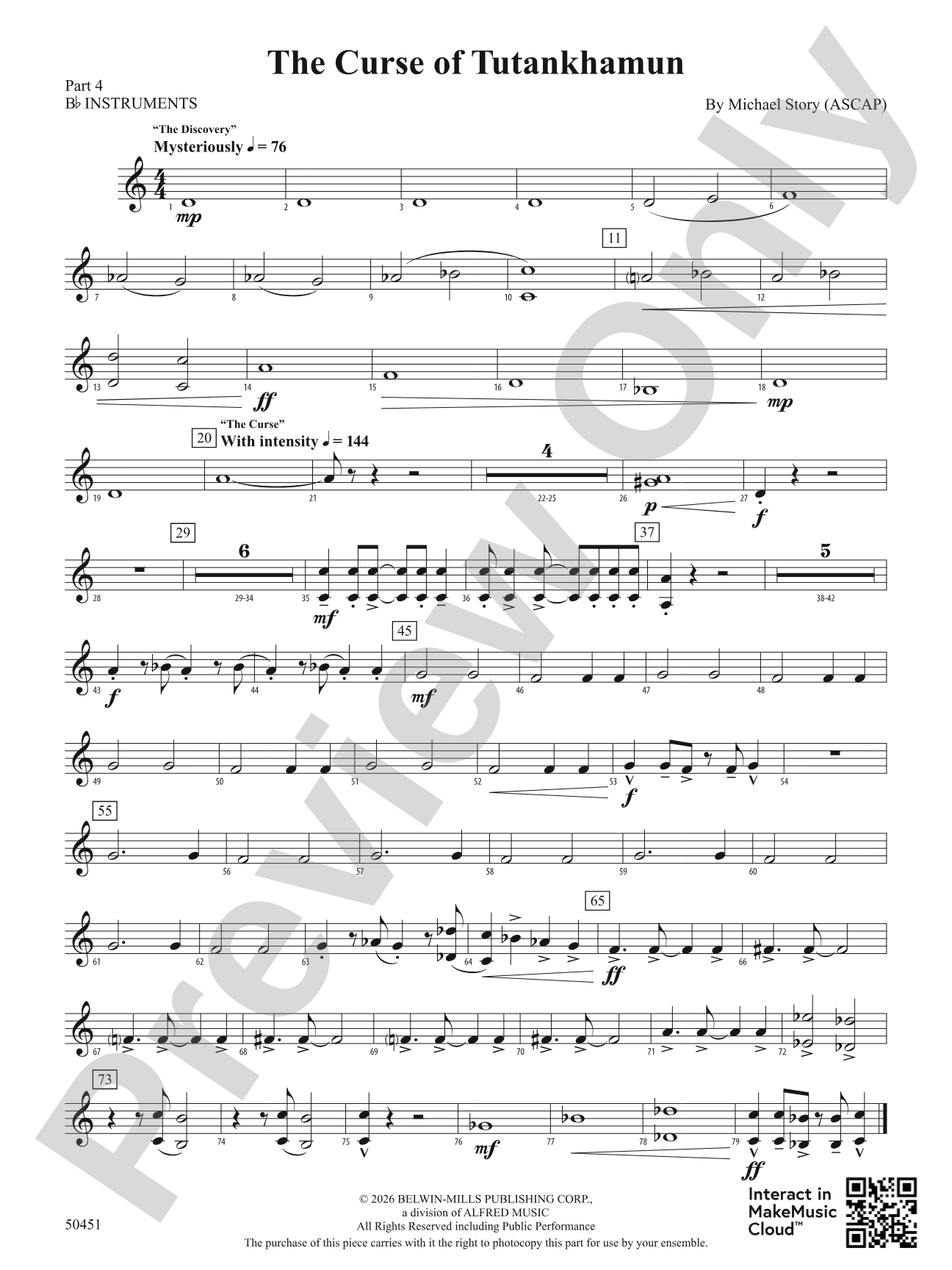 The Curse of Tutankhamun: Part 4 - B-flat Instruments