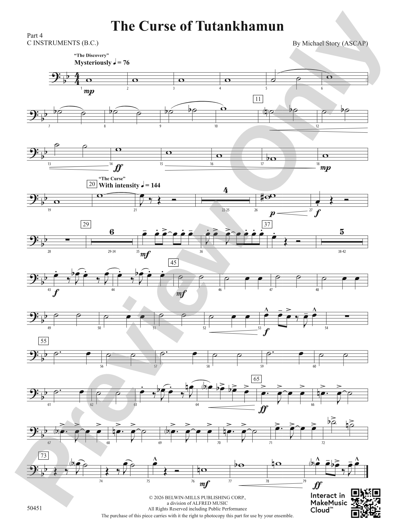 The Curse of Tutankhamun: Part 4 - C Instruments (B.C.)