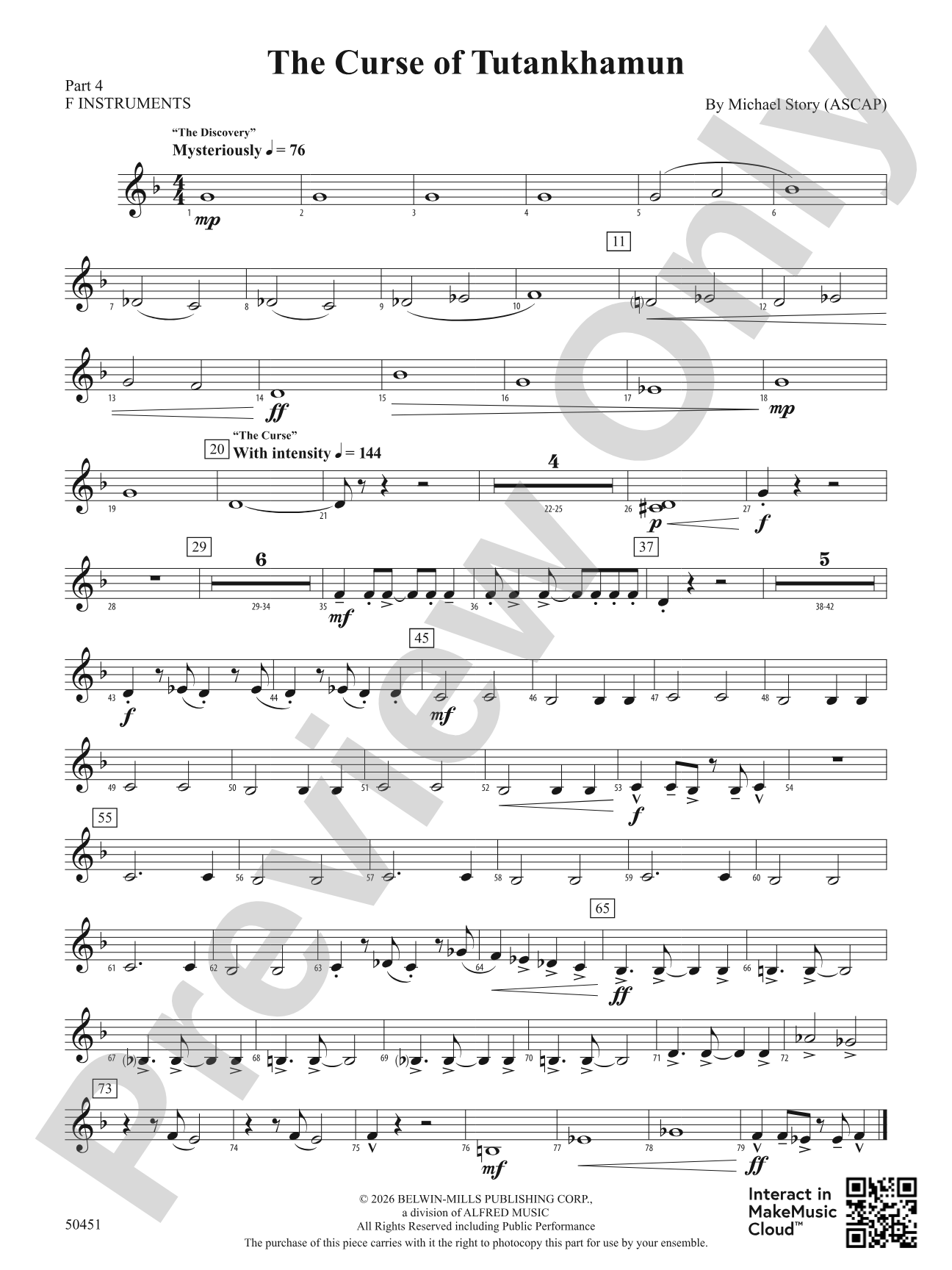 The Curse of Tutankhamun: Part 4 - F Instruments