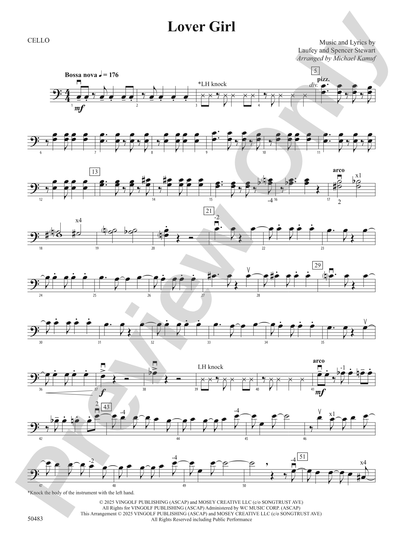 Lover Girl: Cello