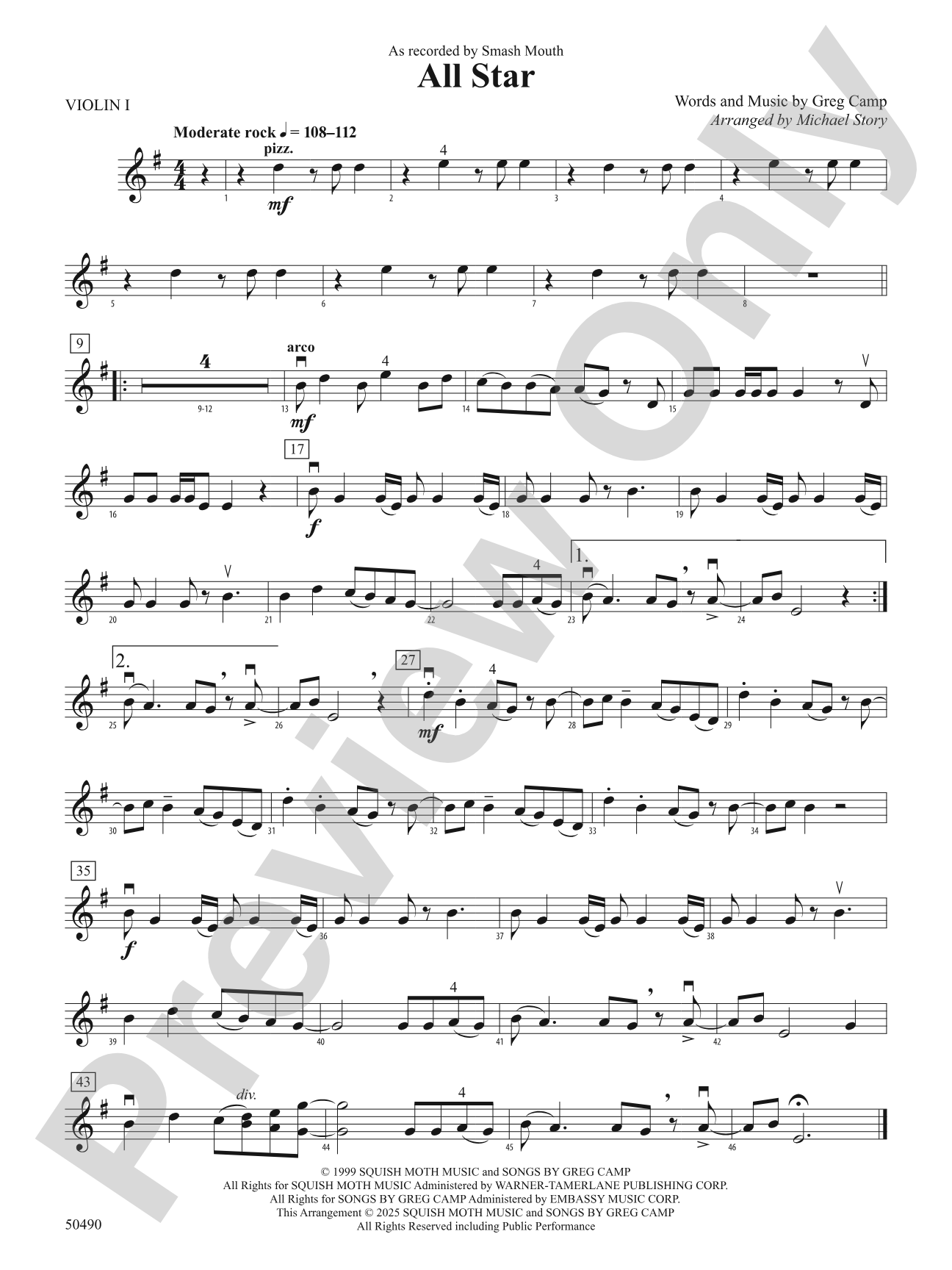 All Star: 1st Violin