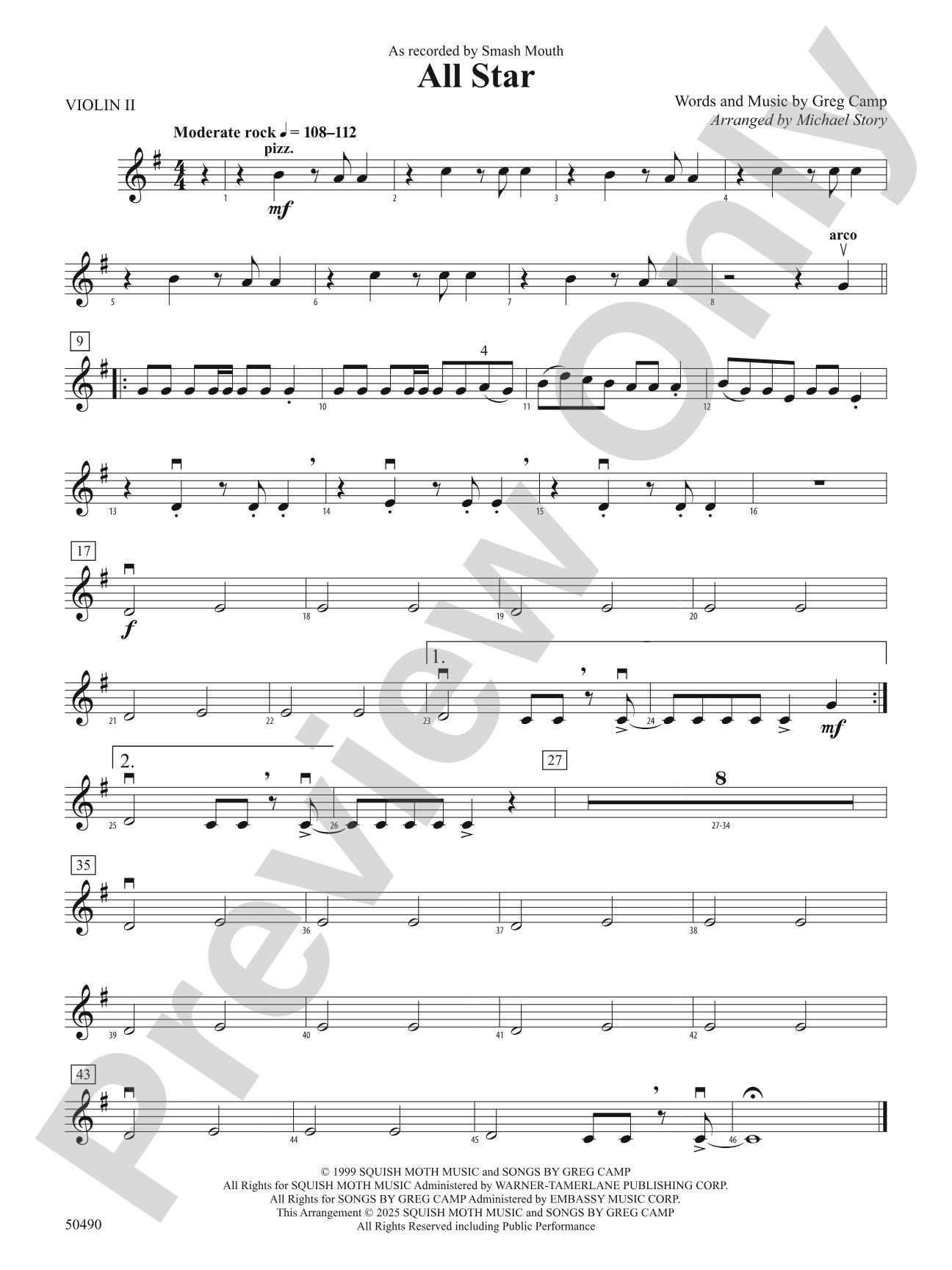All Star: 2nd Violin