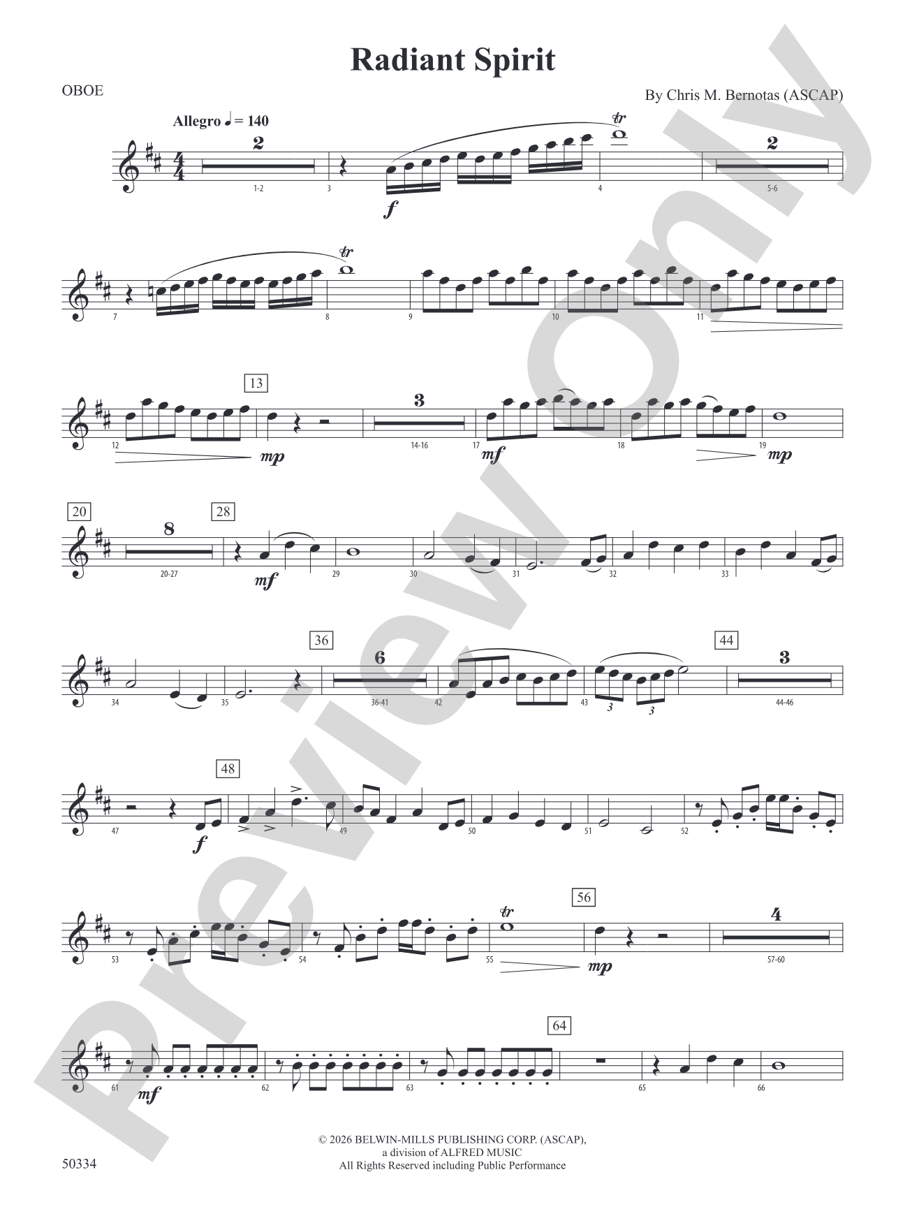 Radiant Spirit: Oboe