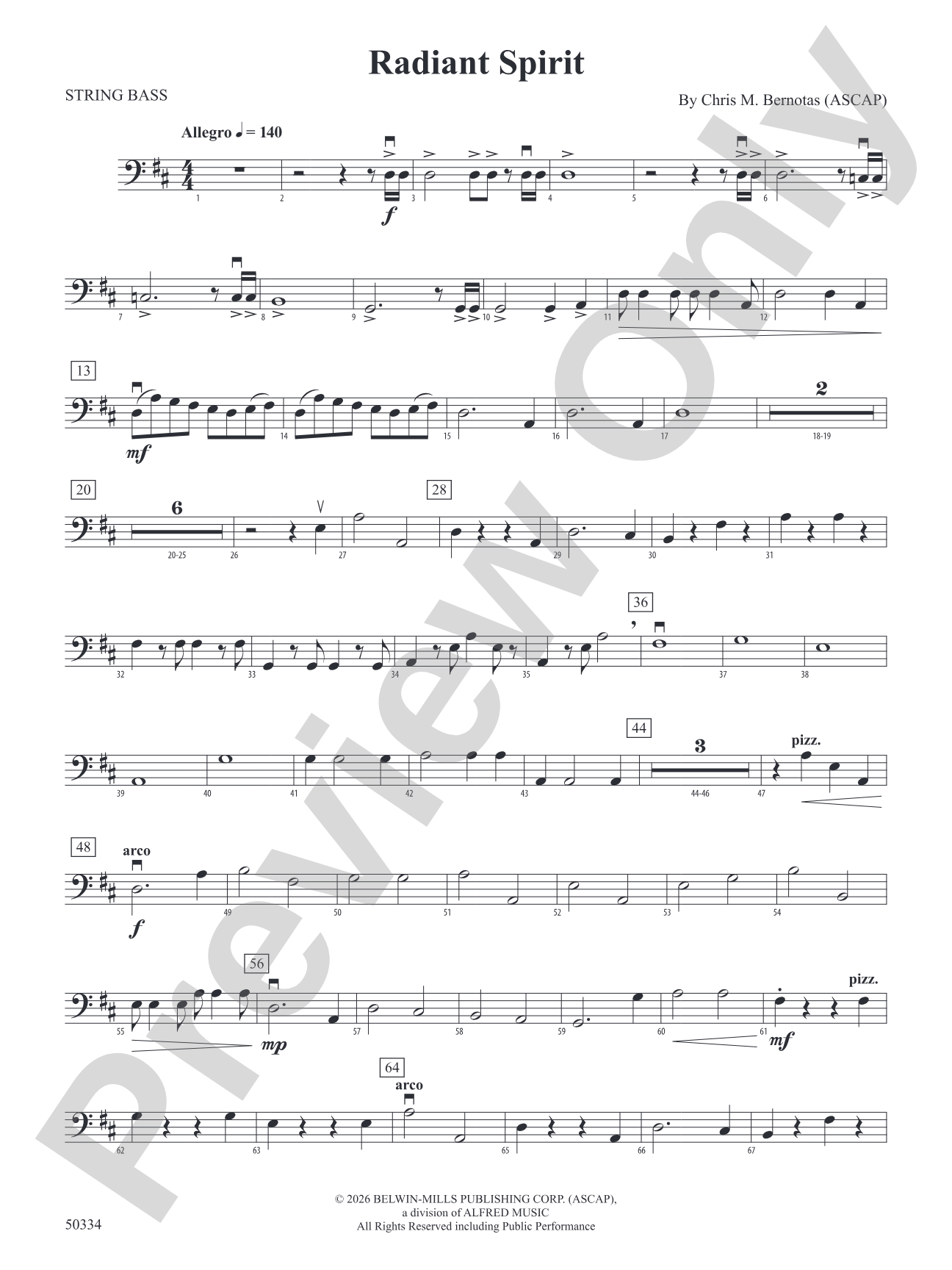 Radiant Spirit: String Bass
