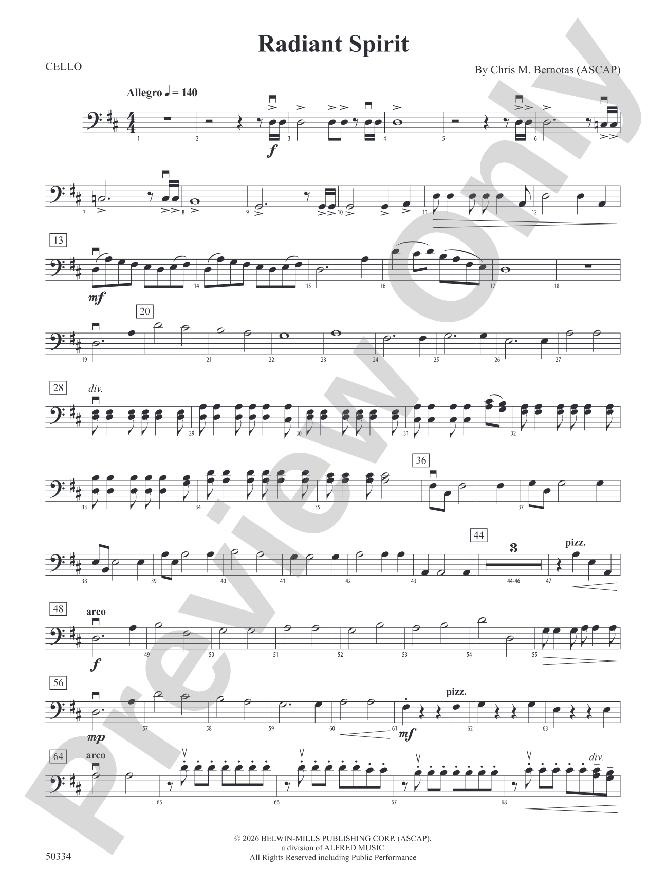 Radiant Spirit: Cello