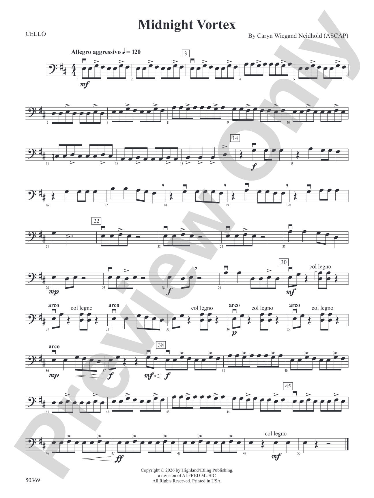 MIDNIGHT VORTEX/HSO: Cello