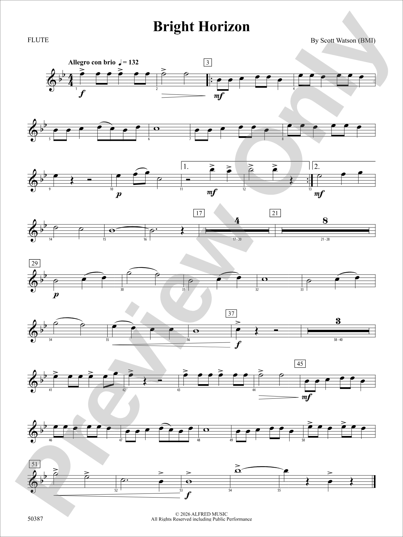 Bright Horizon: Flute