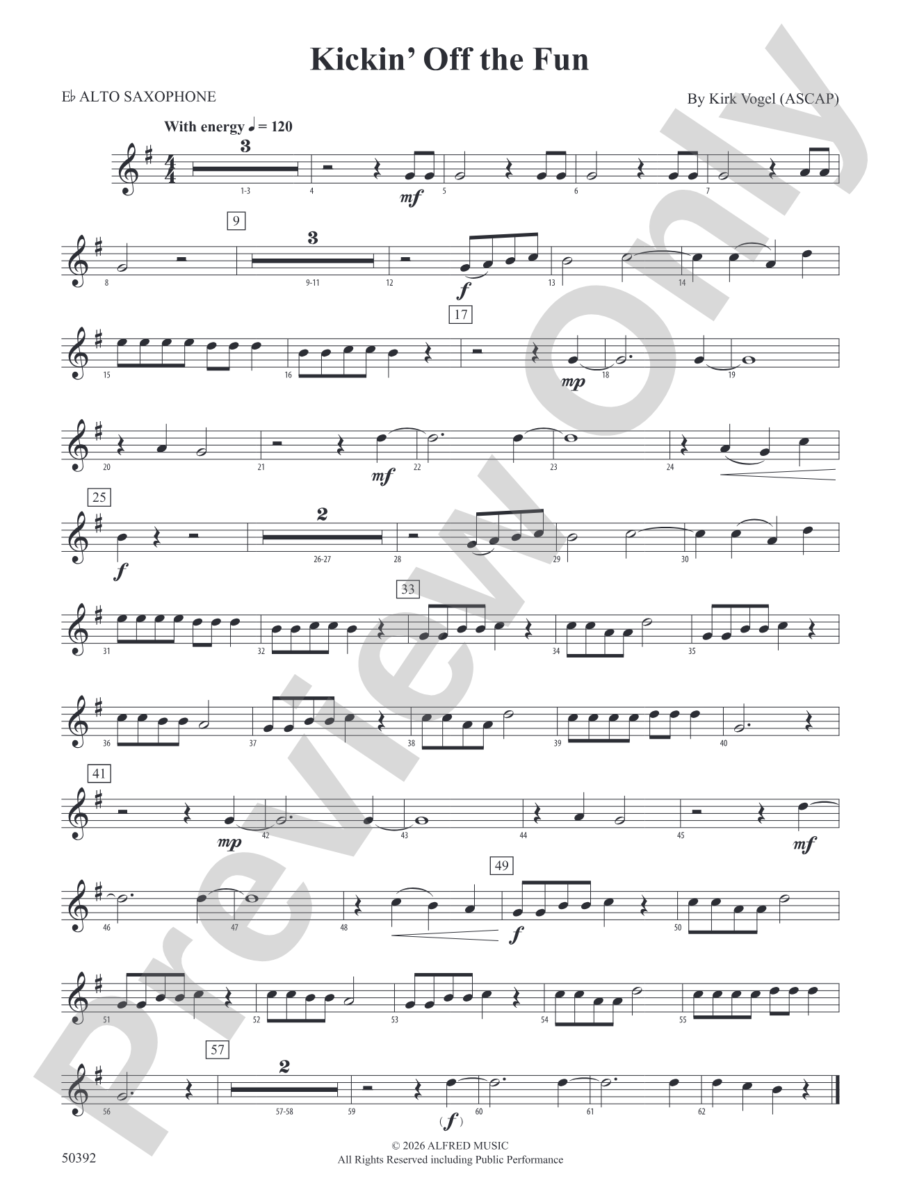 Kickin' Off the Fun: E-flat Alto Saxophone