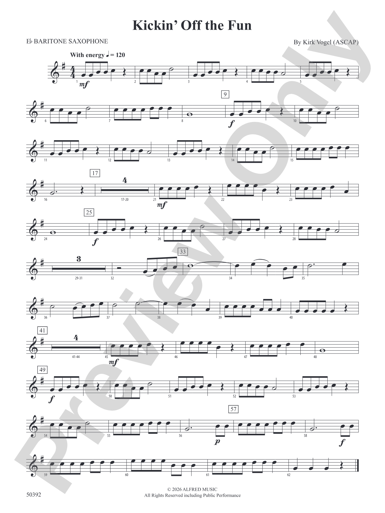 Kickin' Off the Fun: E-flat Baritone Saxophone