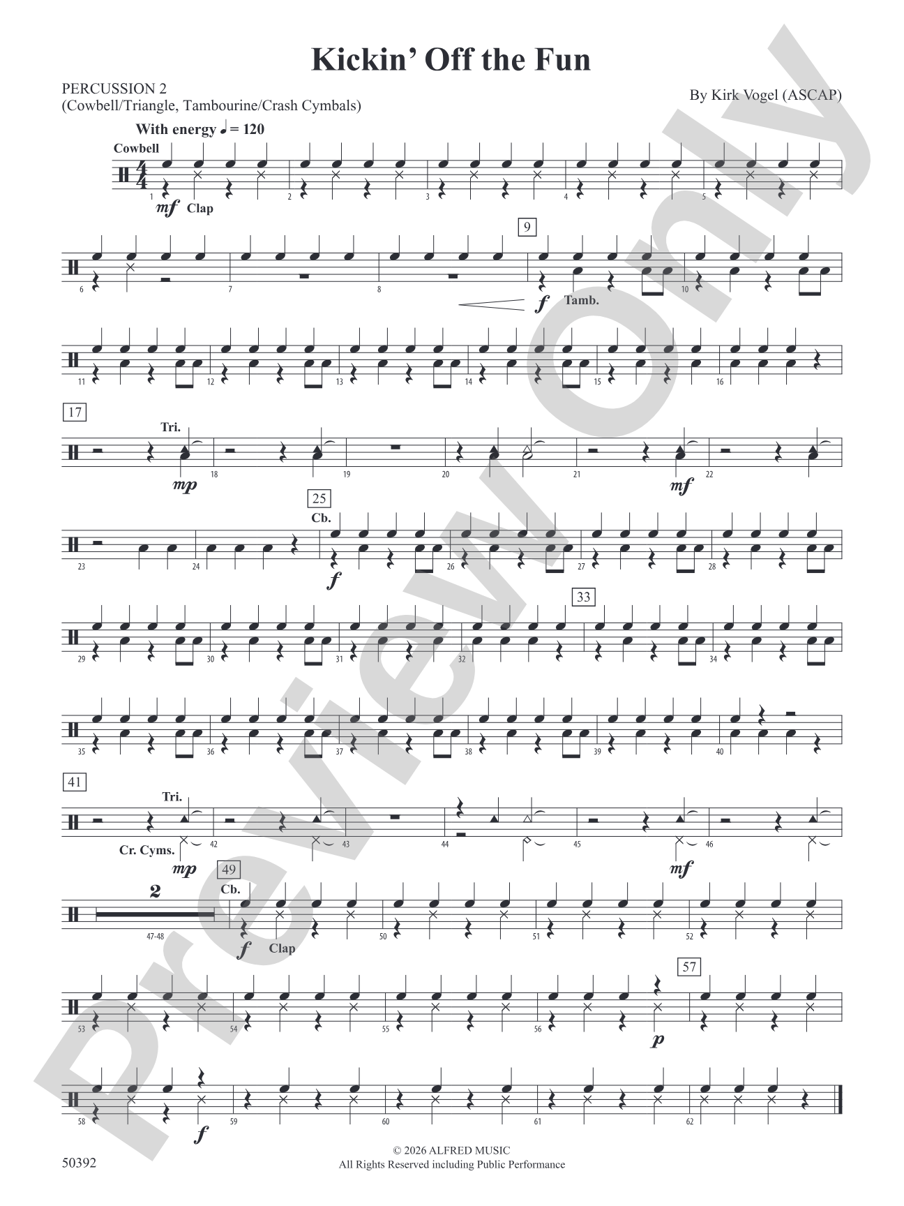 Kickin' Off the Fun: 2nd Percussion