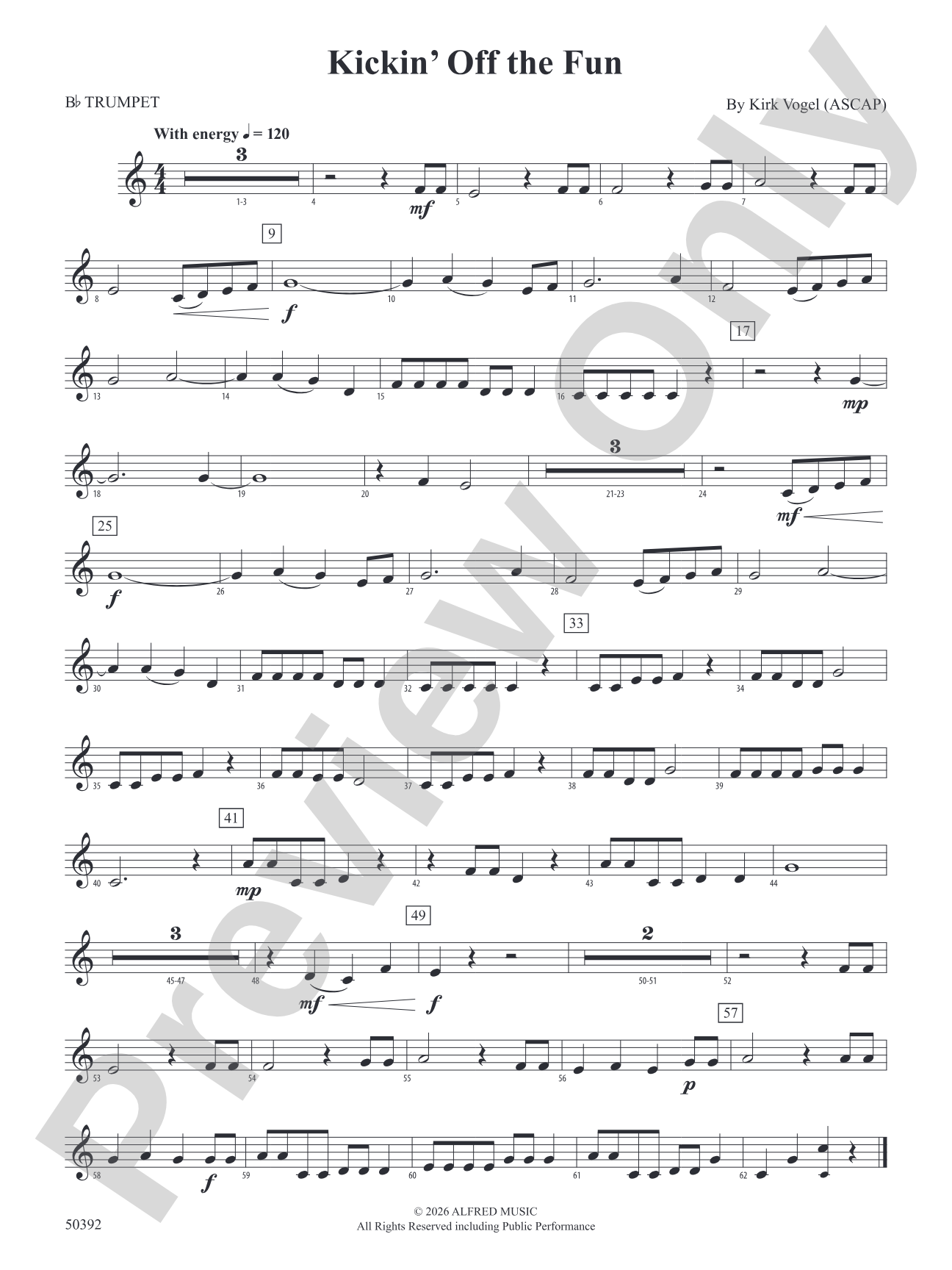 Kickin' Off the Fun: 1st B-flat Trumpet