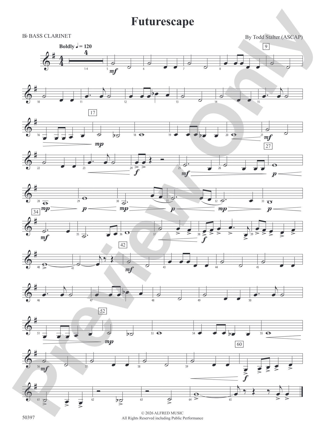Futurescape: B-flat Bass Clarinet