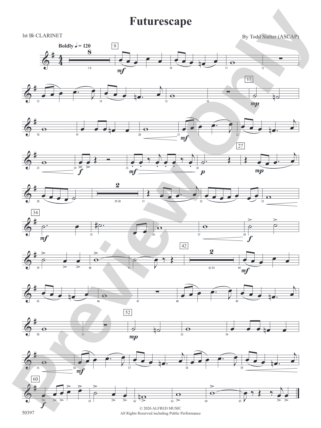 Futurescape: 1st B-flat Clarinet