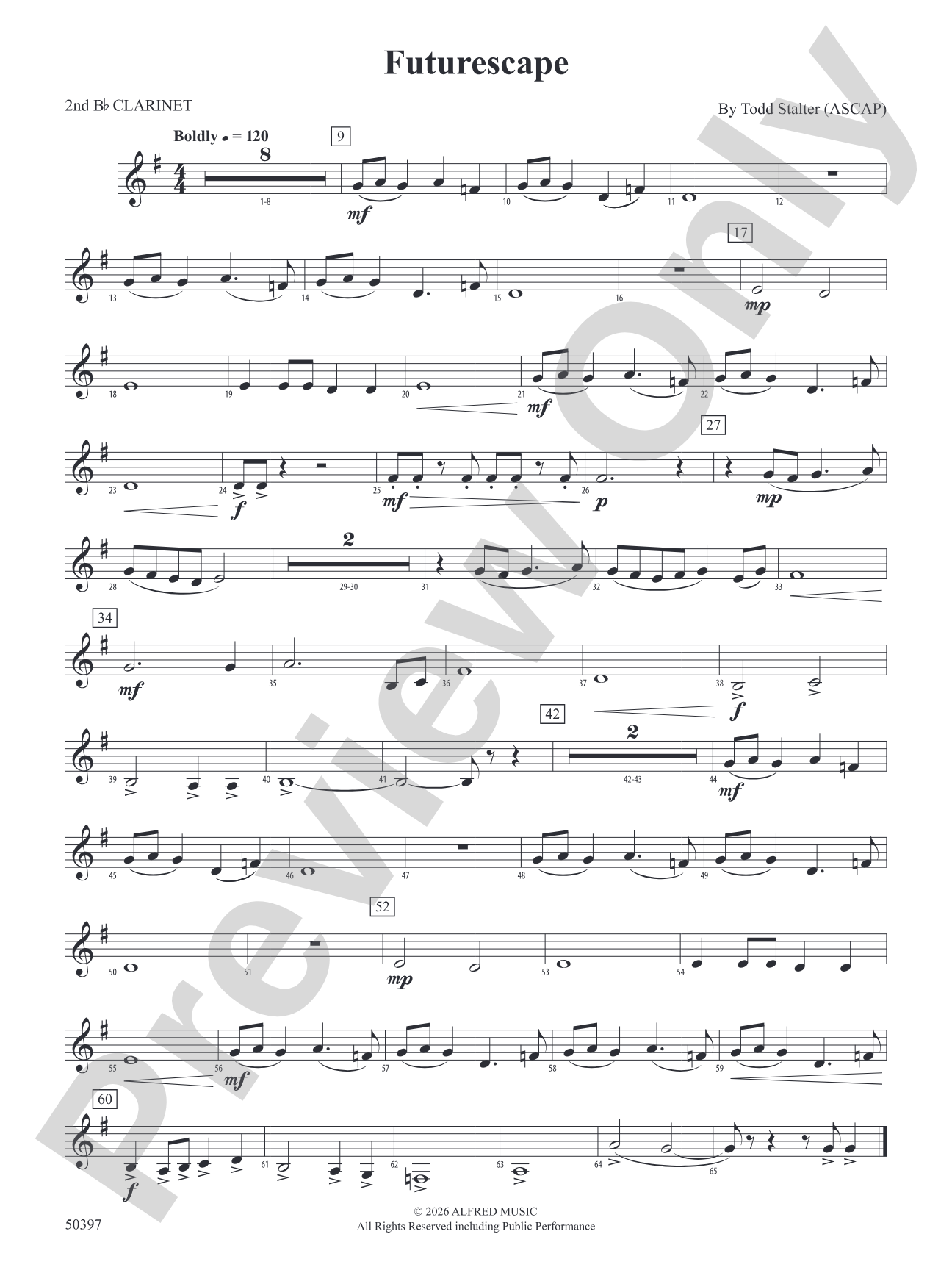 Futurescape: 2nd B-flat Clarinet