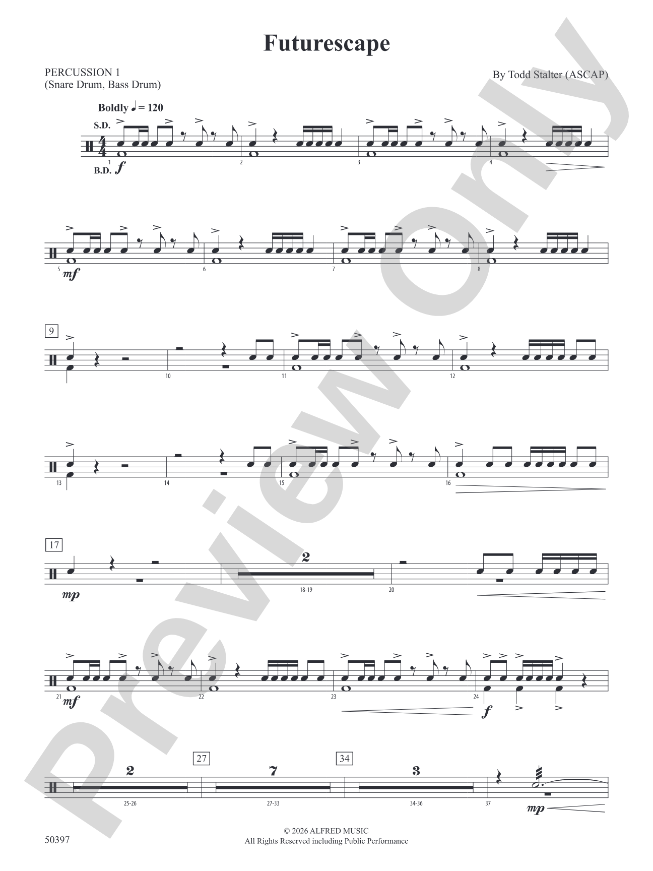 Futurescape: 1st Percussion