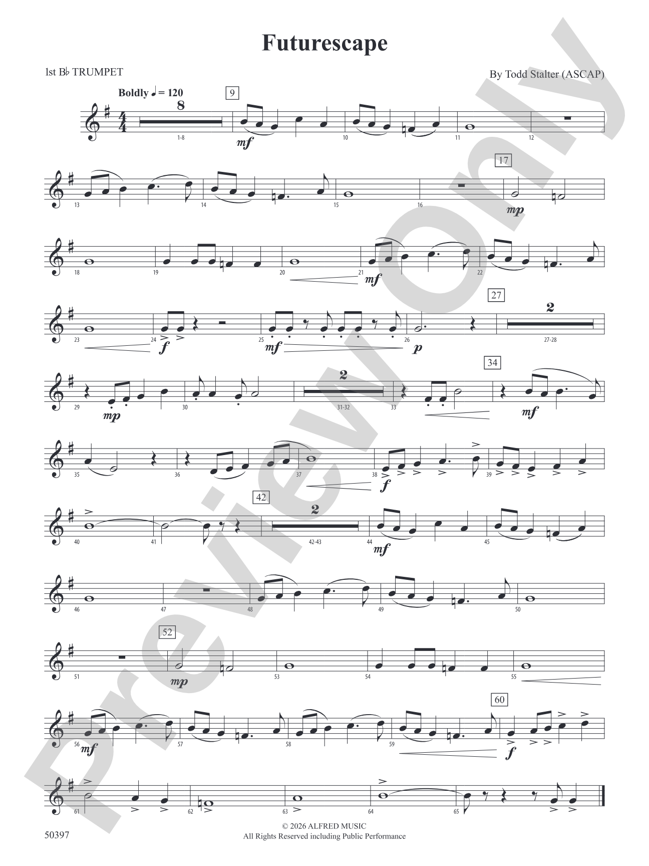 Futurescape: 1st B-flat Trumpet