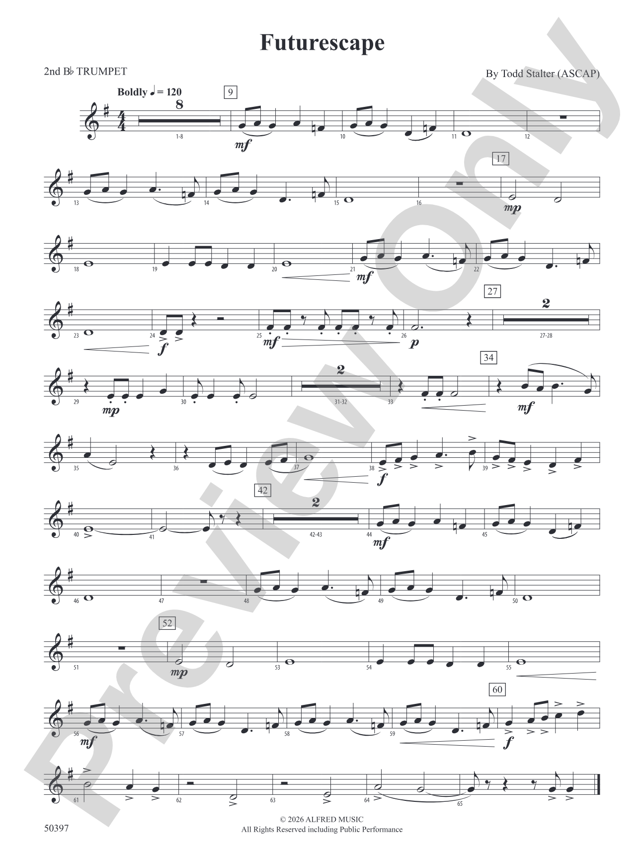 Futurescape: 2nd B-flat Trumpet