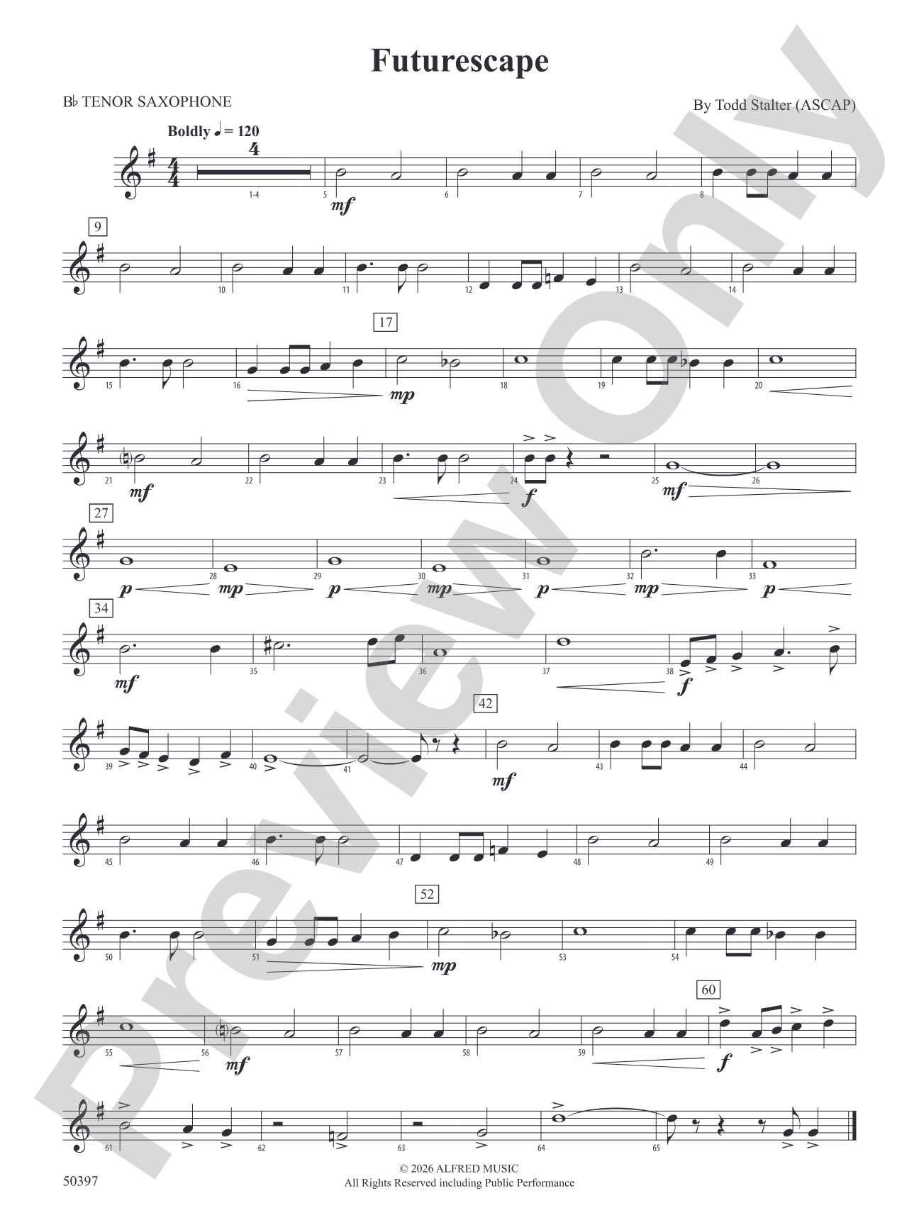 Futurescape: B-flat Tenor Saxophone