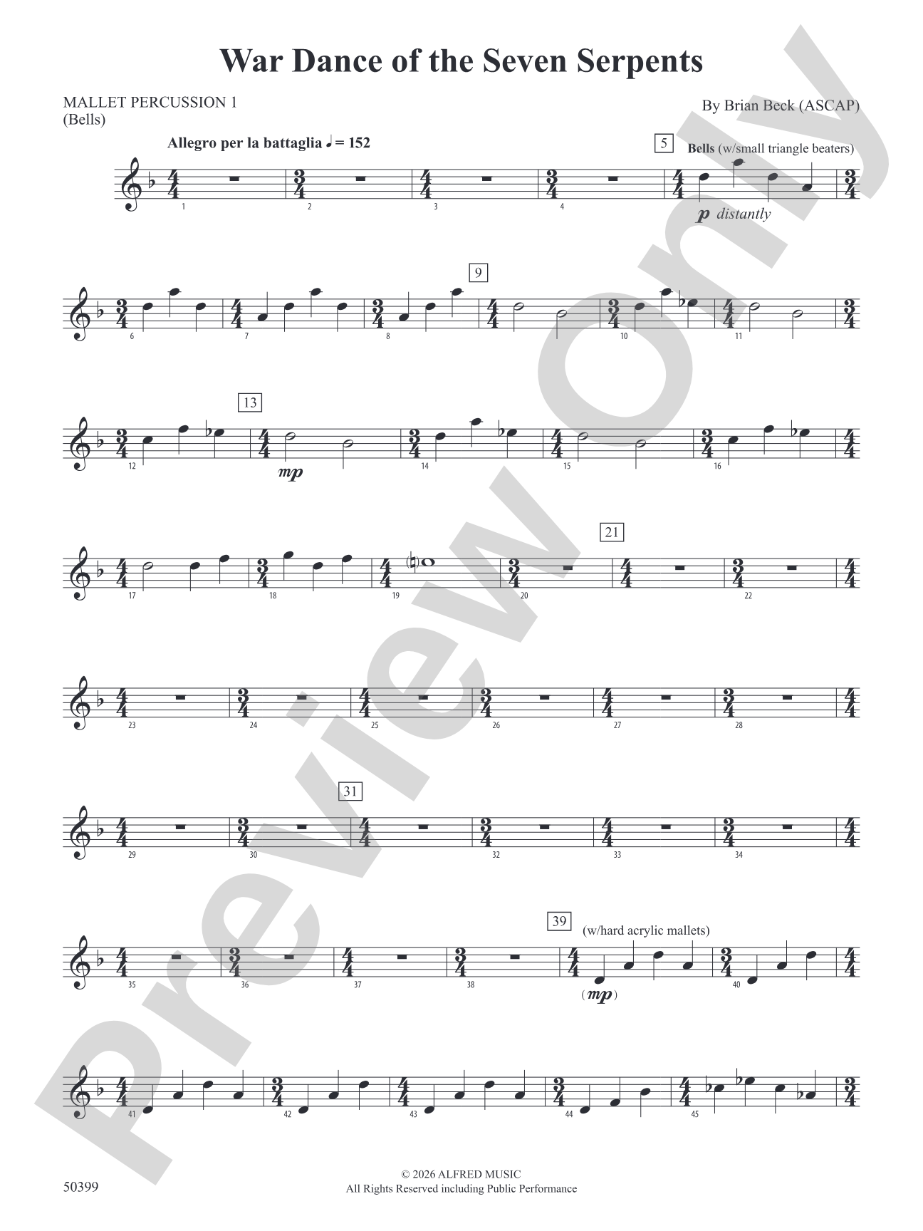 WAR DANCE OF SEVEN SERPENTS/DB: Mallets