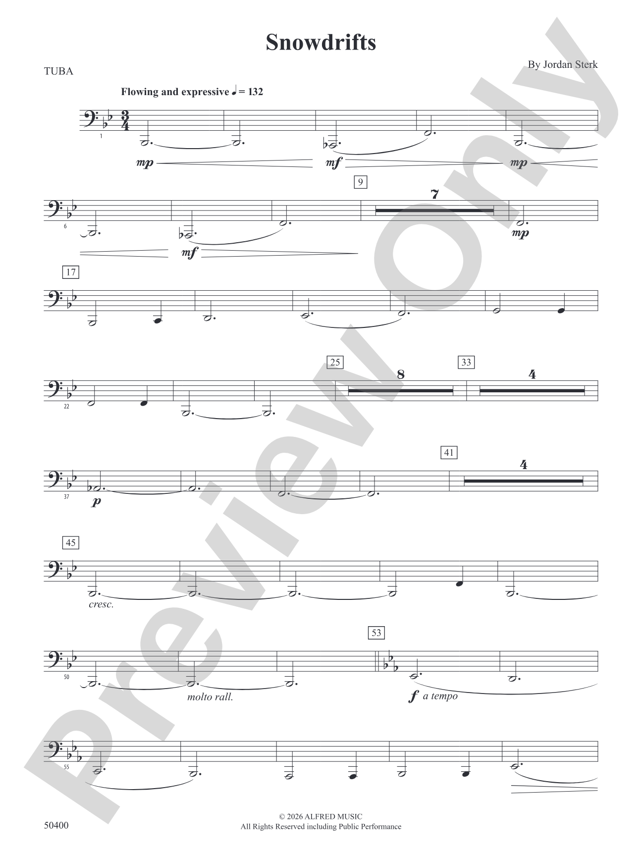 SNOWDRIFTS/YS: Tuba