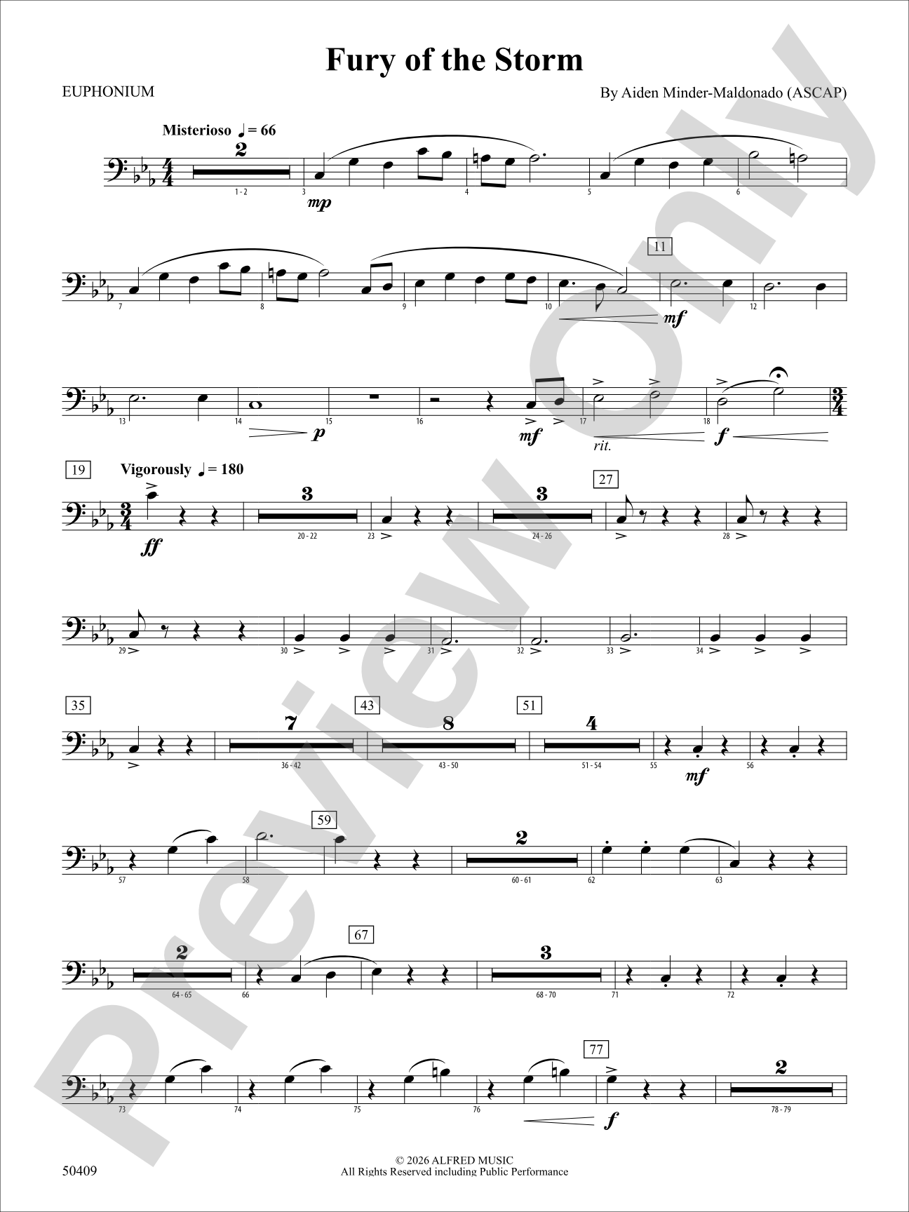 Fury of the Storm: Baritone B.C.