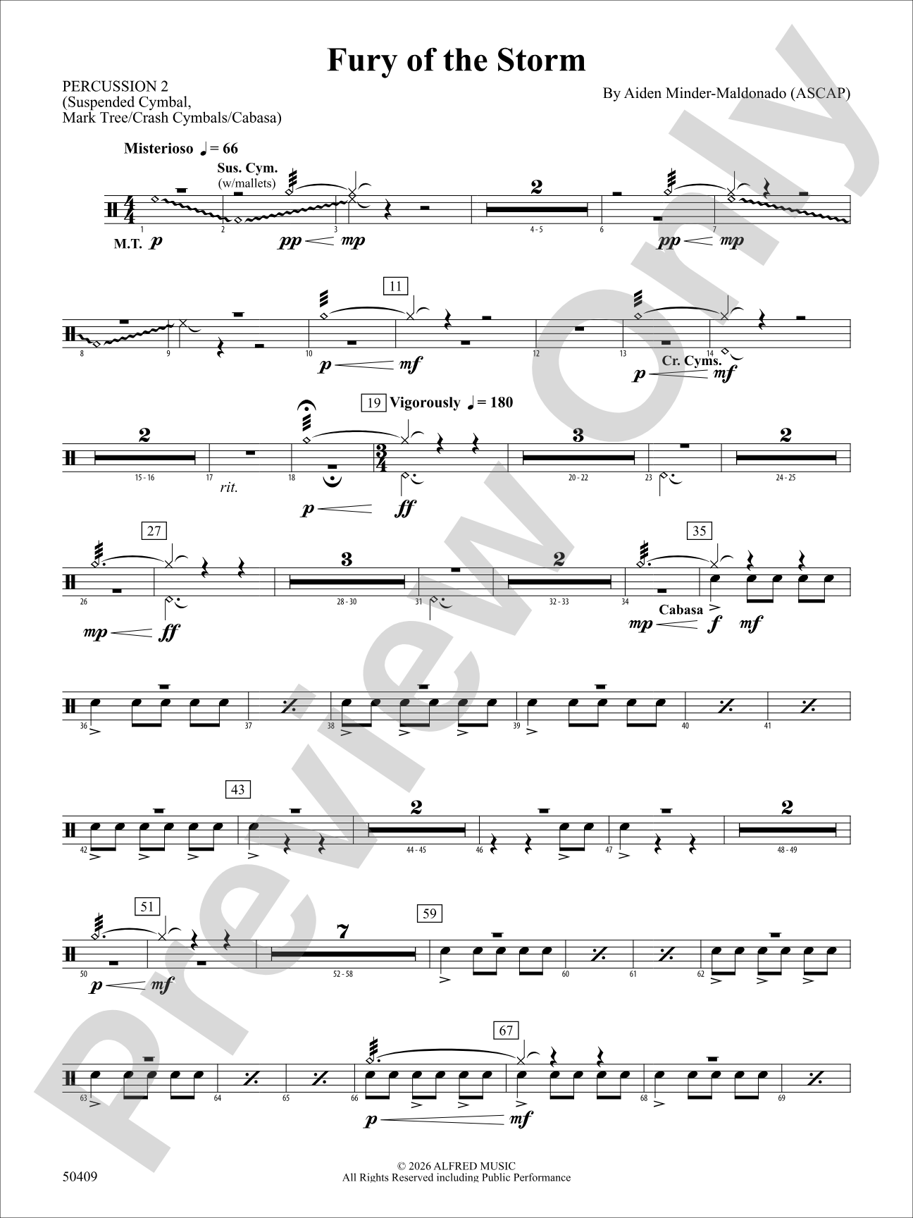 Fury of the Storm: 2nd Percussion