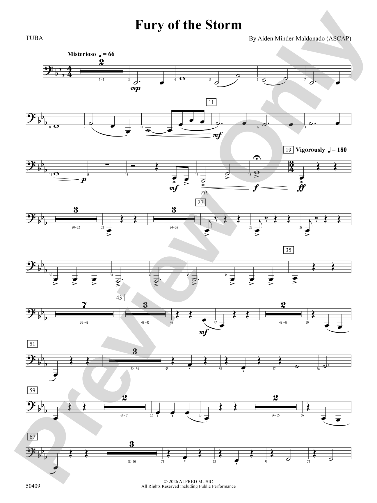 Fury of the Storm: Tuba