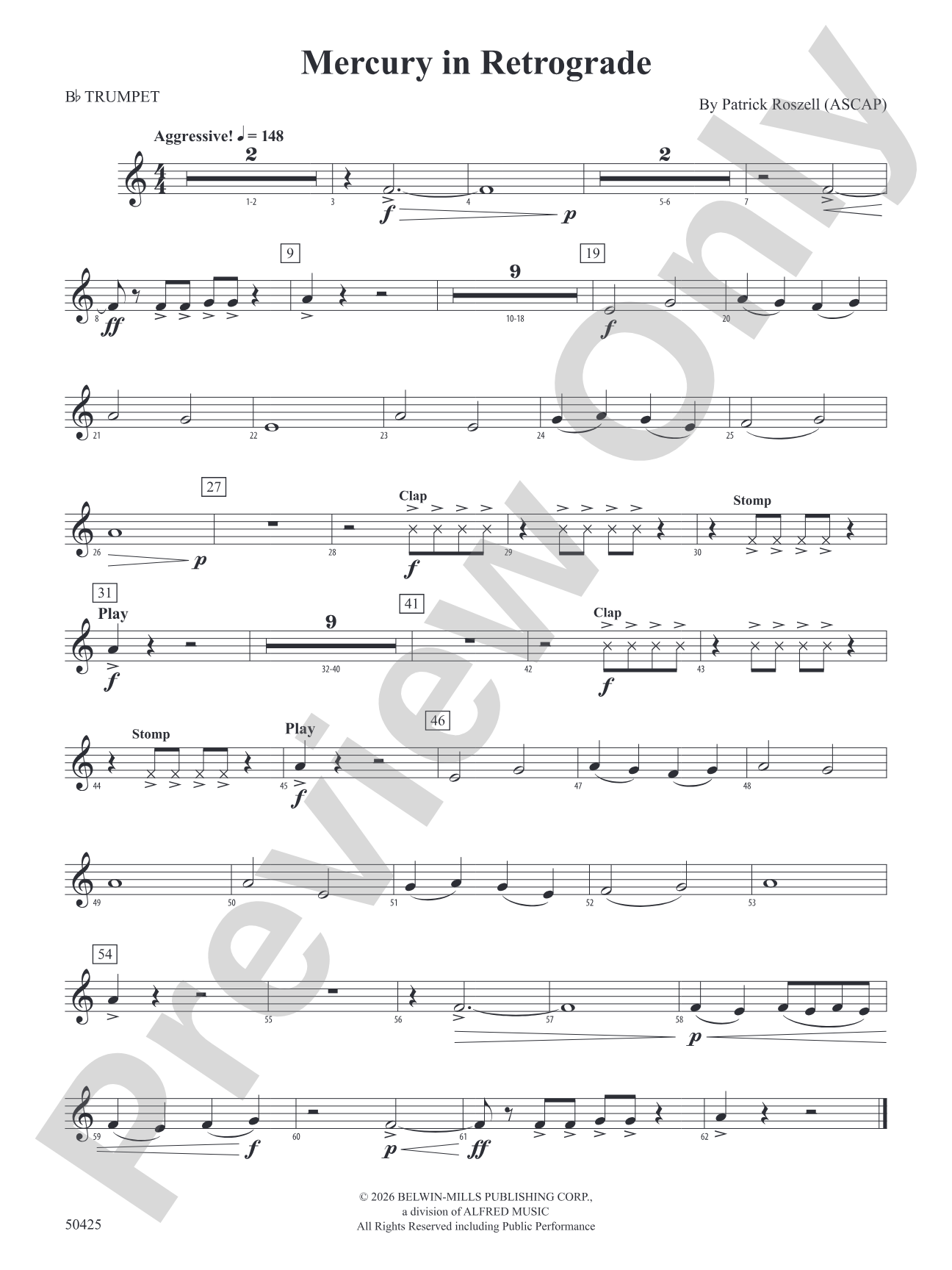 Mercury in Retrograde: 1st B-flat Trumpet