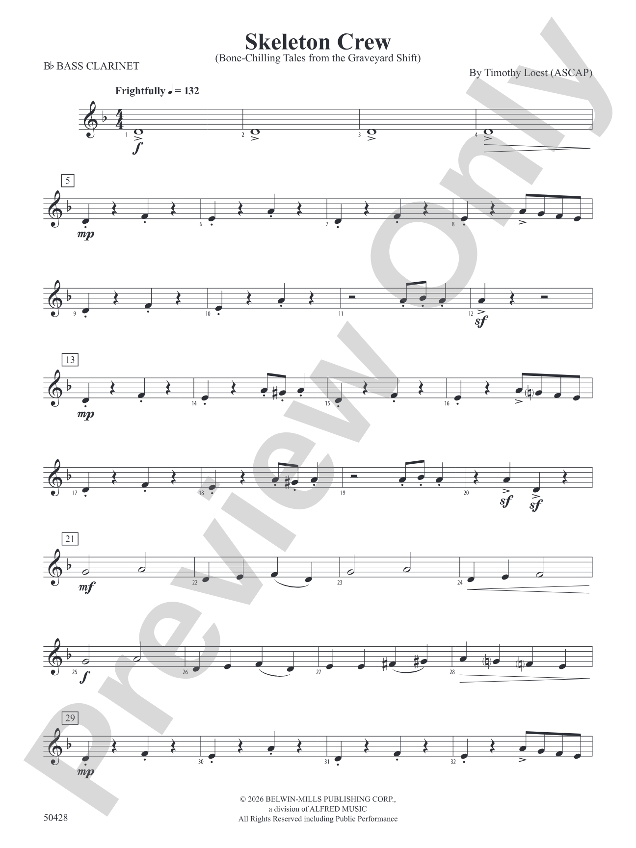 Skeleton Crew: B-flat Bass Clarinet
