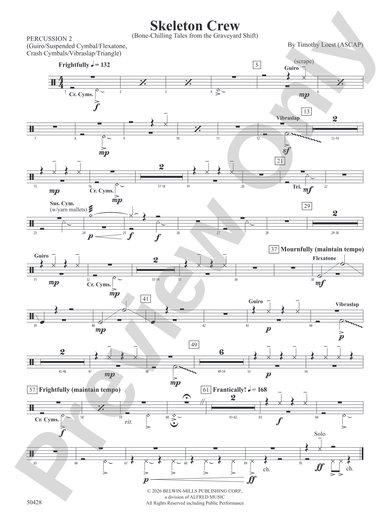 Skeleton Crew: 2nd Percussion
