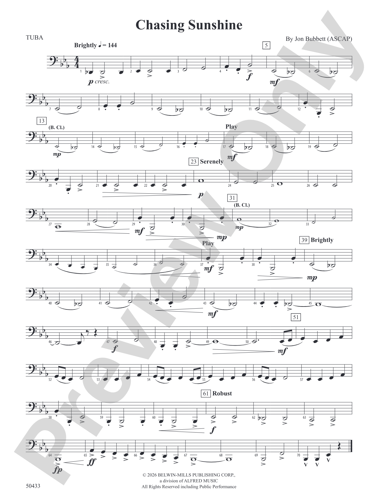 Chasing Sunshine: Tuba